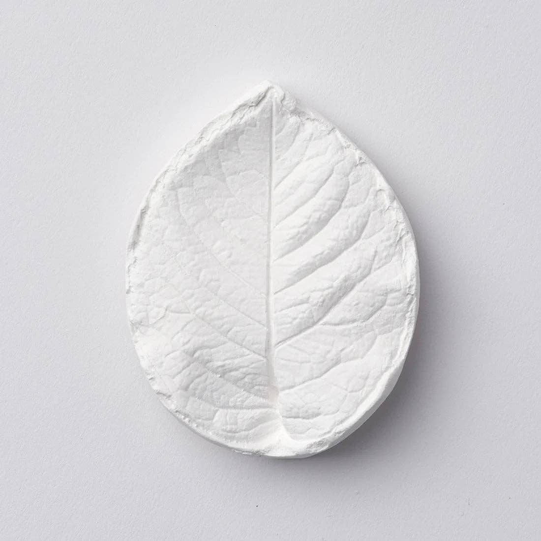 Plaster Incense Holder - Hydrangea Leaf