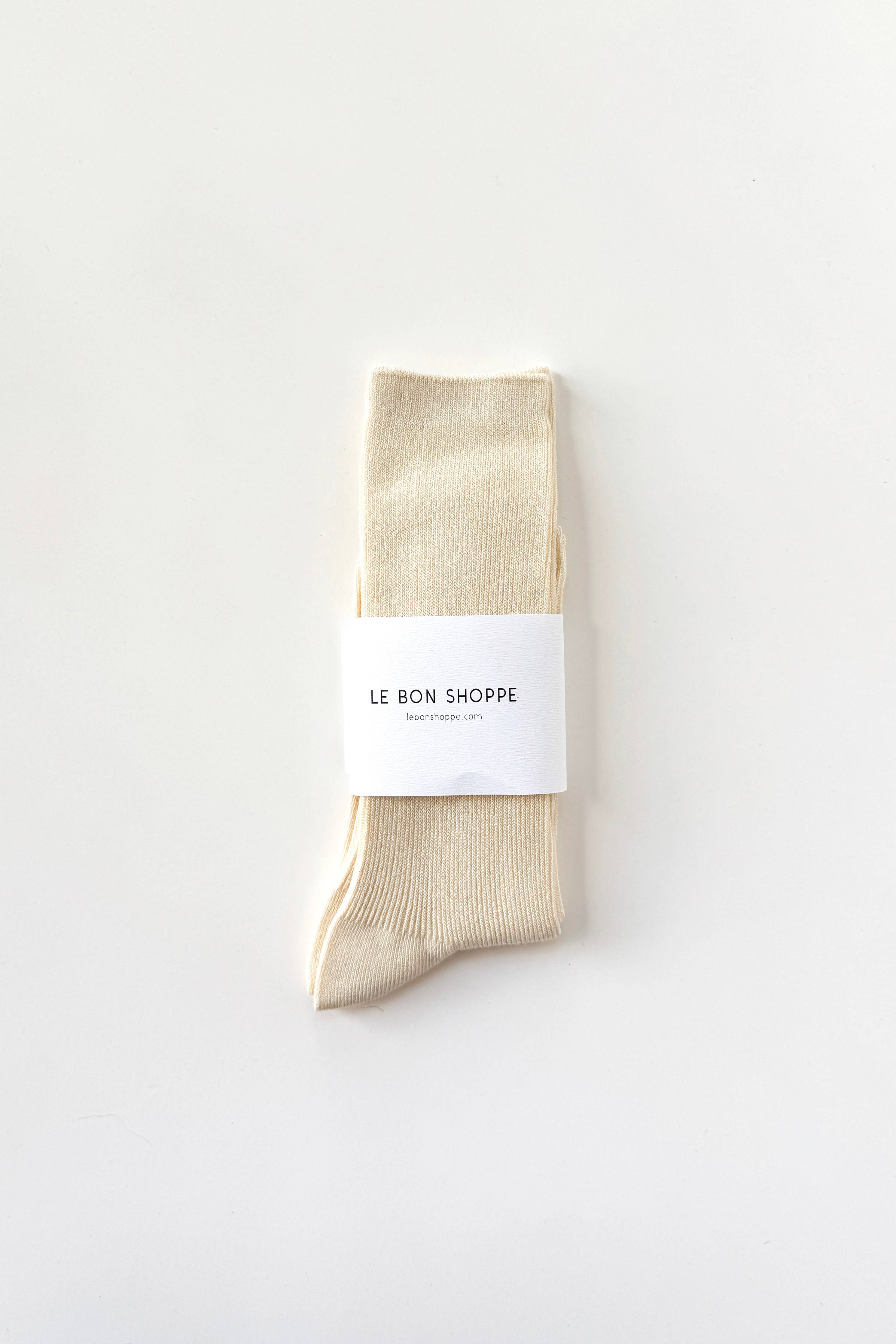 Trouser Socks: Pearl - Le Bon Shoppe