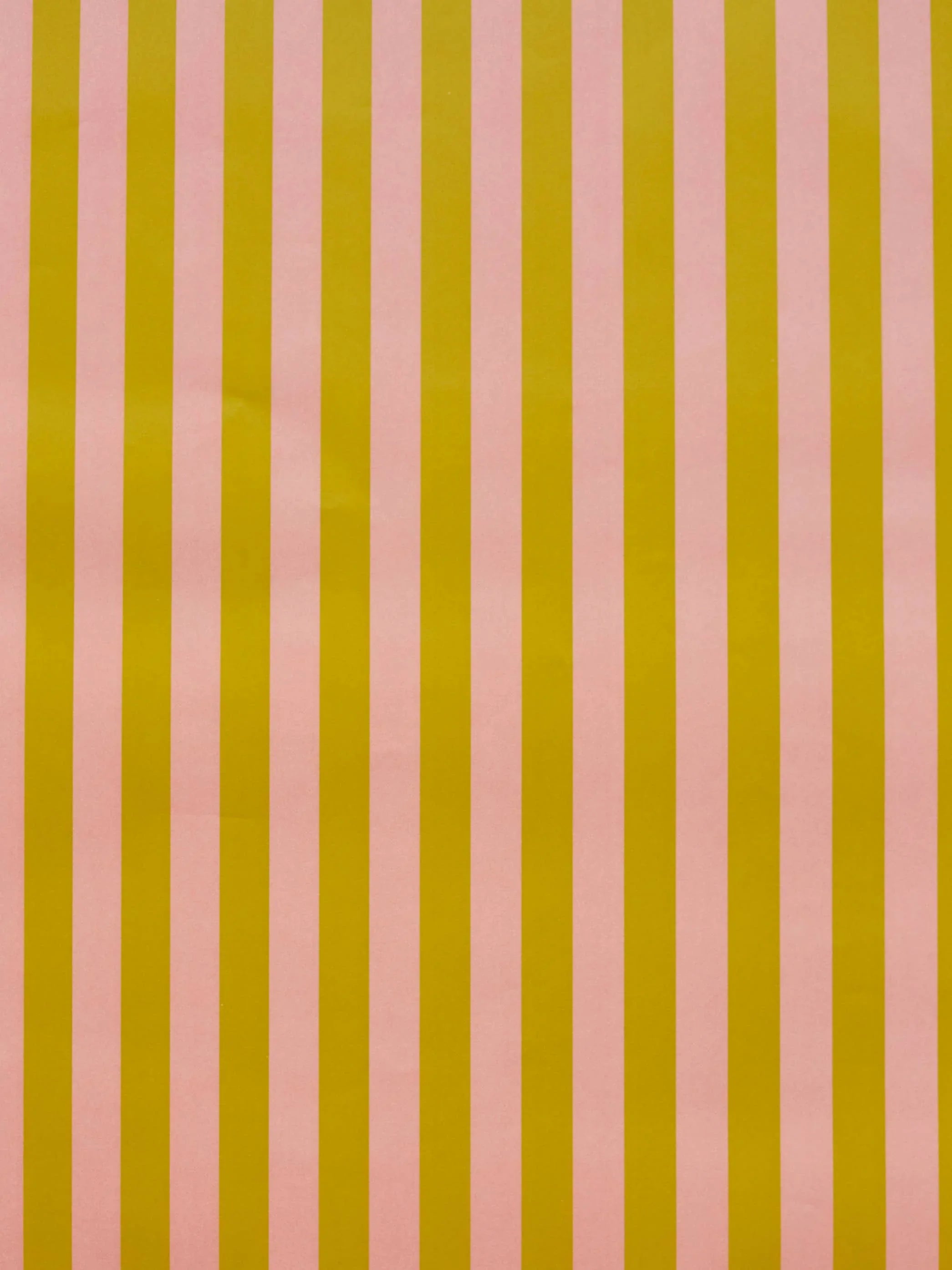 Octaevo premium paper wrapping sheet with yellow and pink vertical stripes pattern