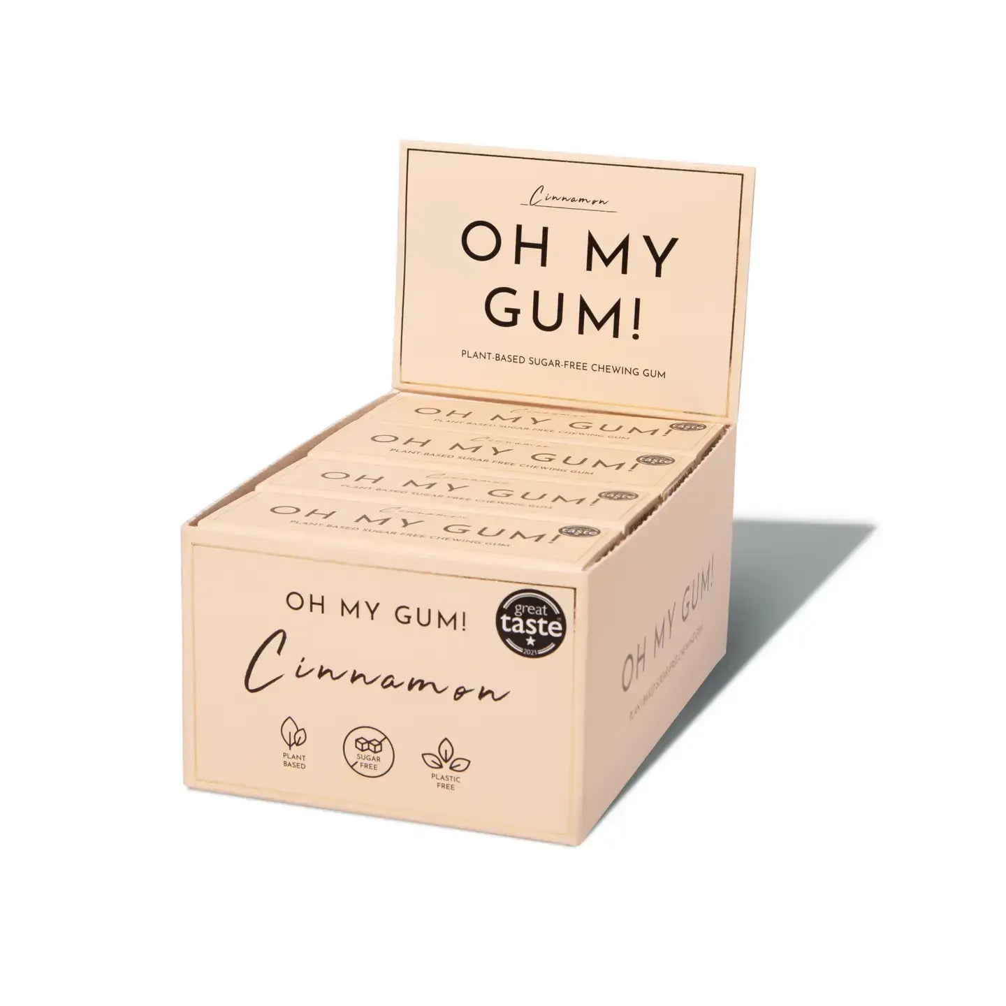 Cinnamon Chewing Gum - Plastic-free | Sugar-free | Plant-bas