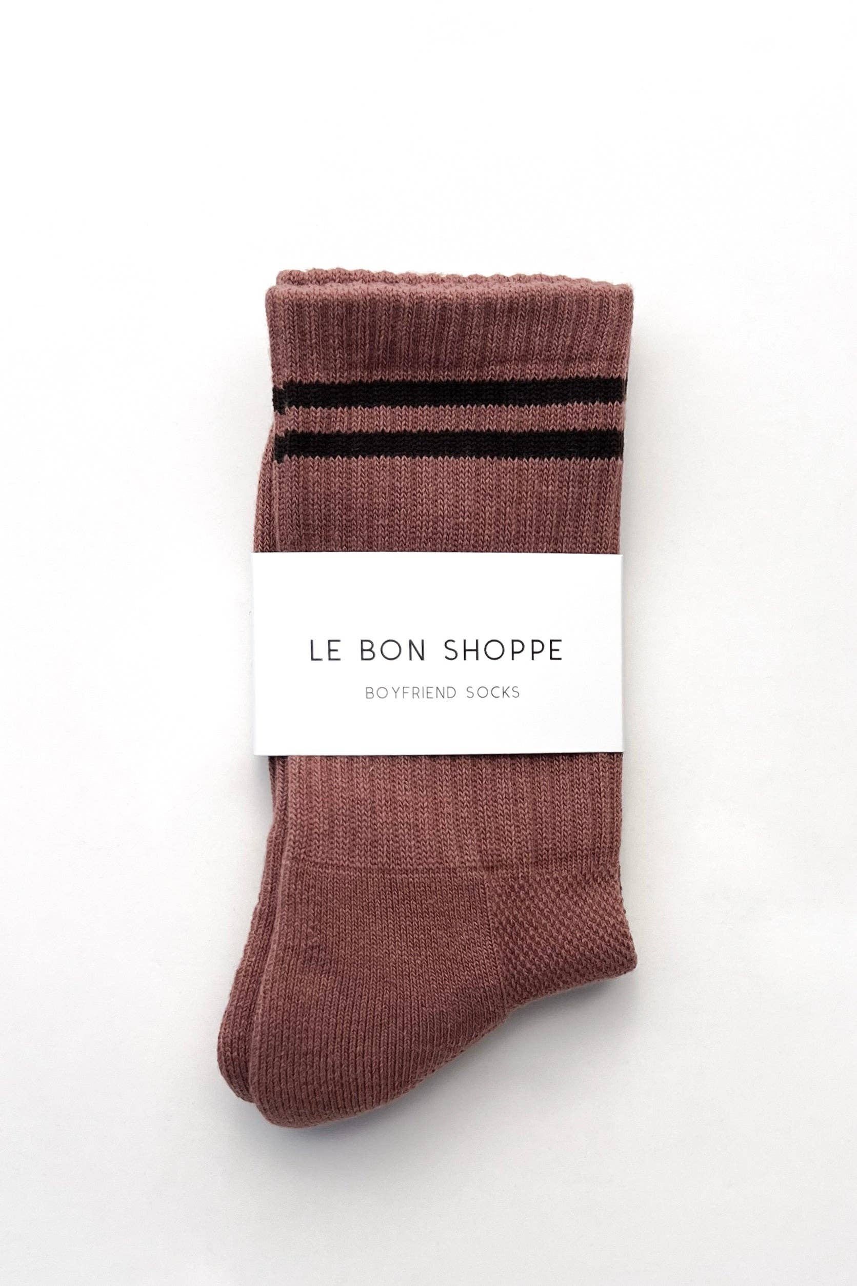 Boyfriend Socks (wholesale): Clay