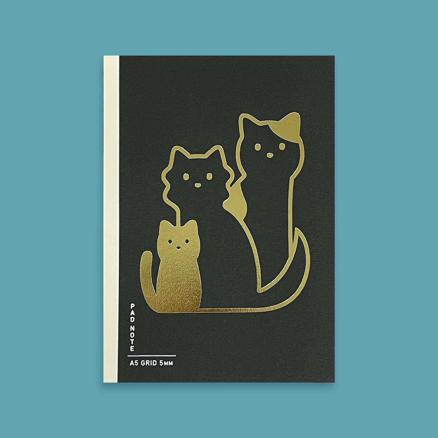 Sikigu Pad Note DEJIMA Edition A5 Grid Notebook: Black