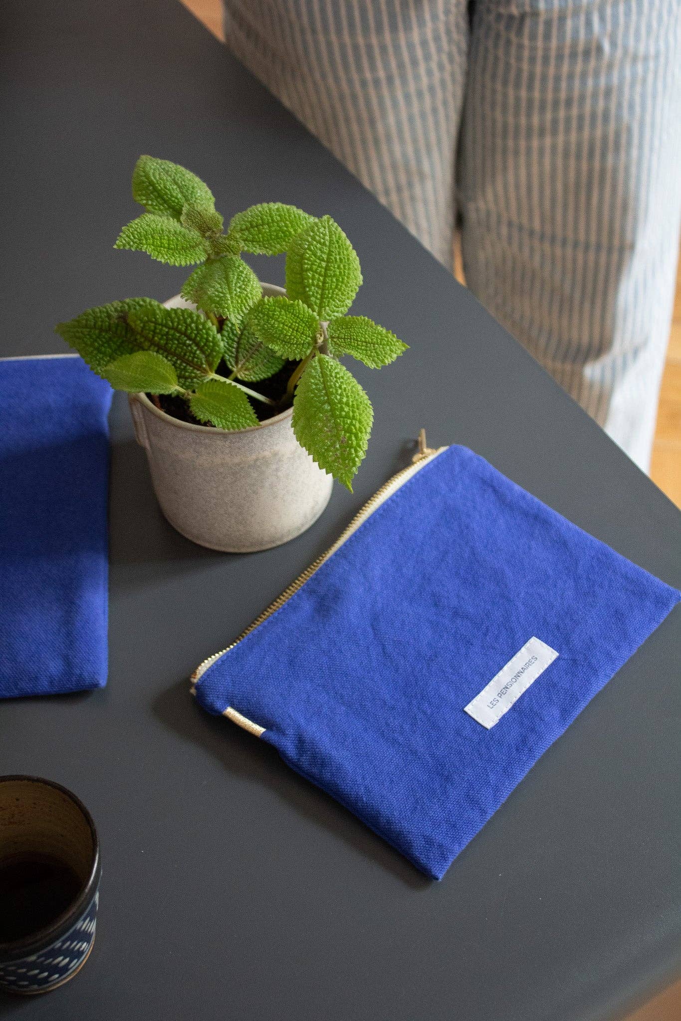 Les Pensionnaires Small Pouch in Ultramarine Blue
