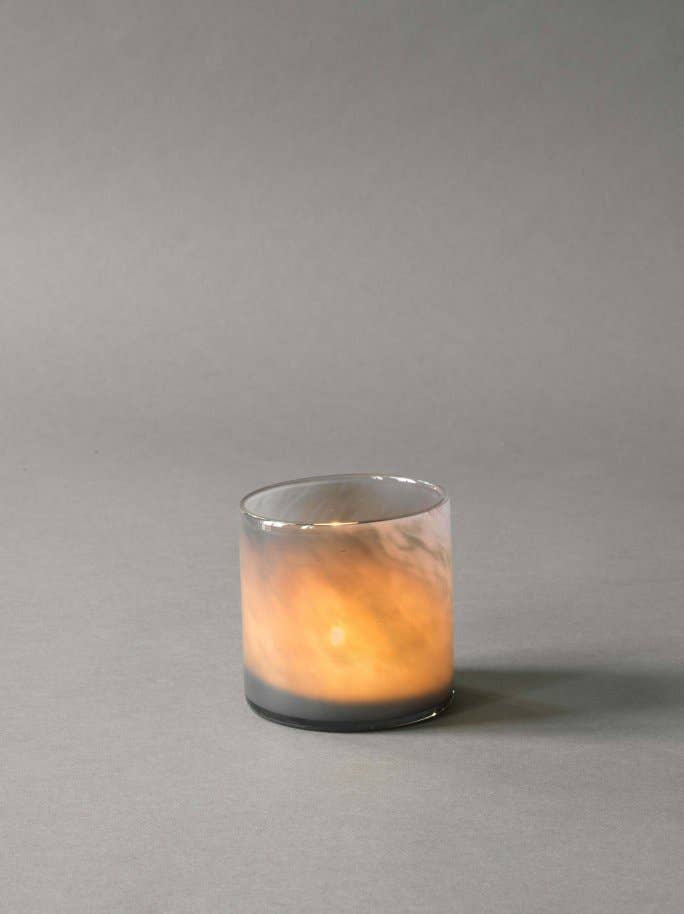 Lyric candle holder - S: Dark Brown
