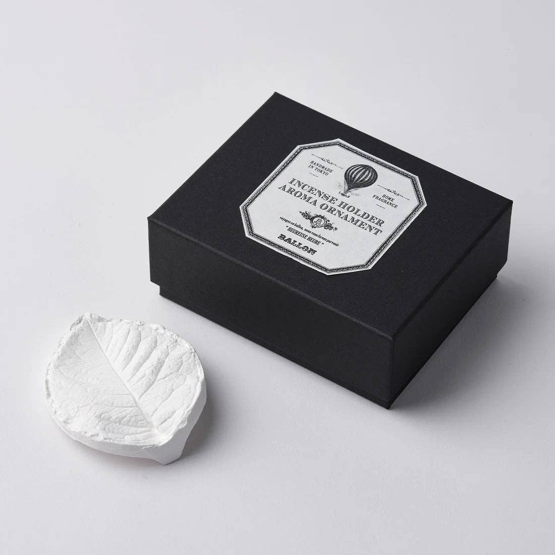Plaster Incense Holder - Hydrangea Leaf