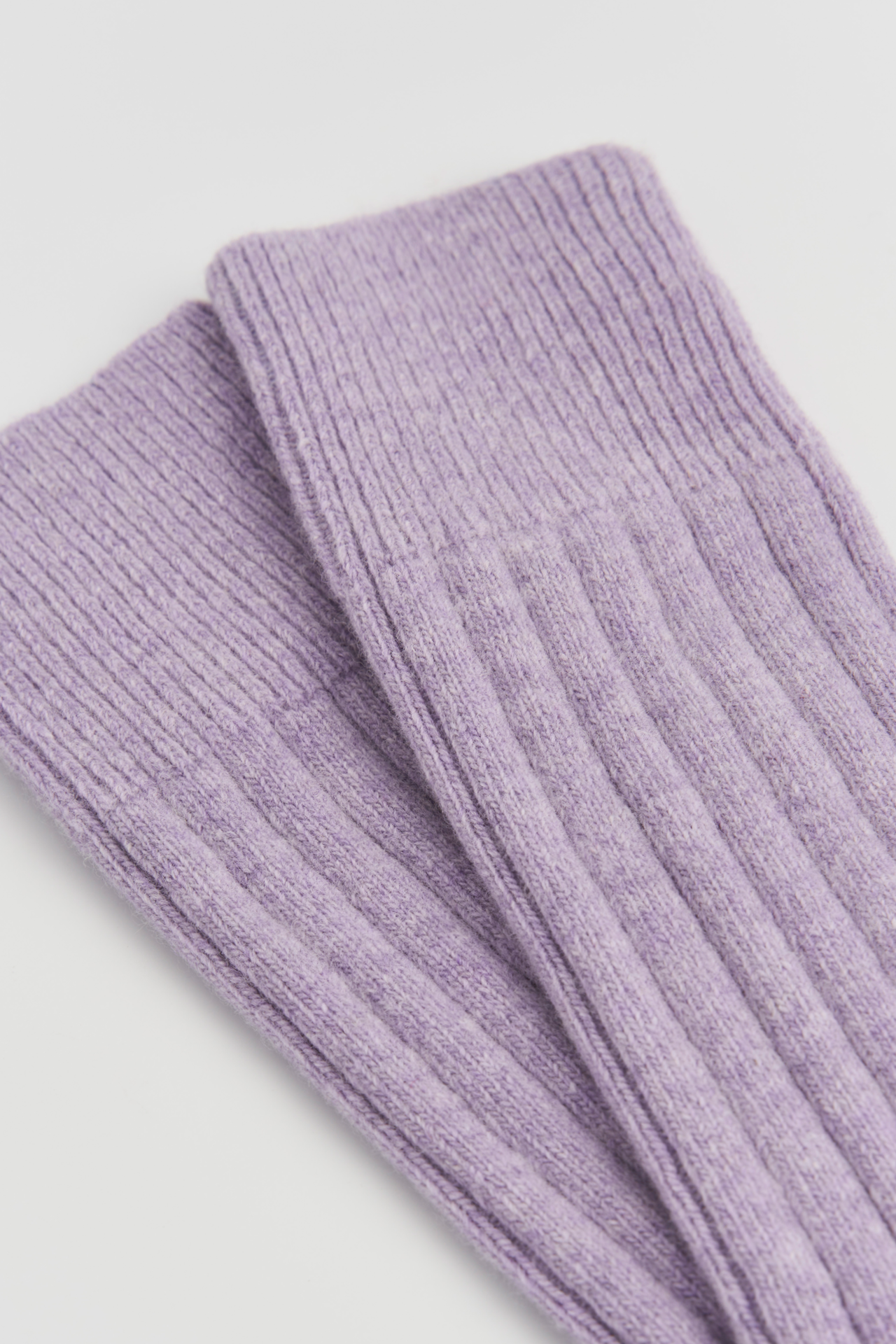 Parma Violet Merino Bed Socks: Parma Violet / Large (UK 9-13)