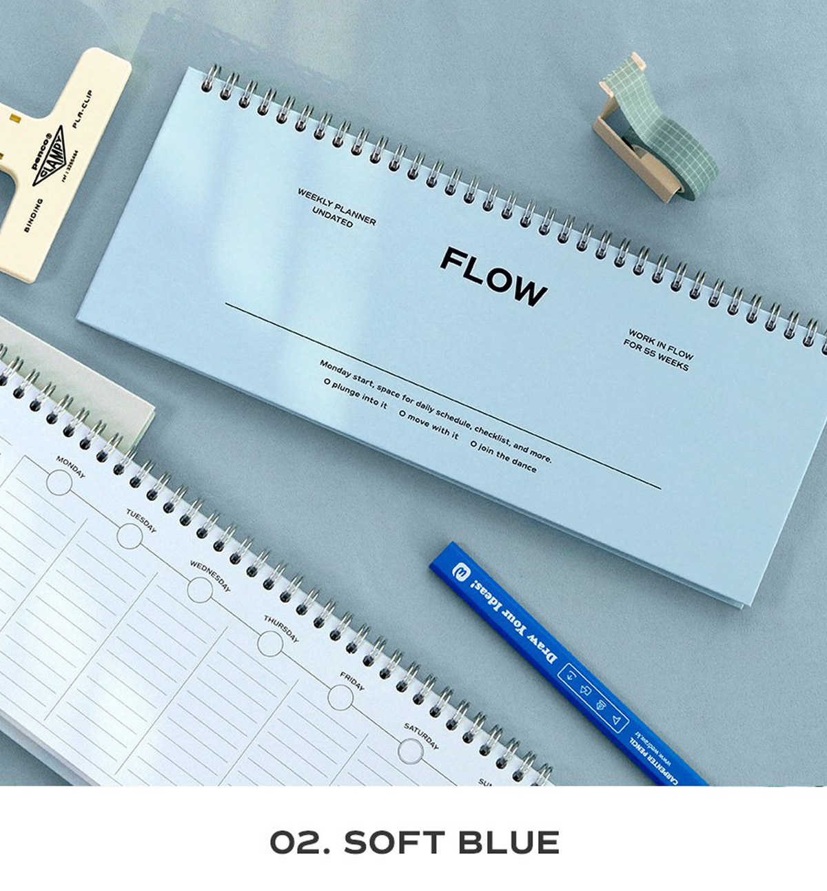 Iconic Flow Weekly Undated Planner: Butter Yellow