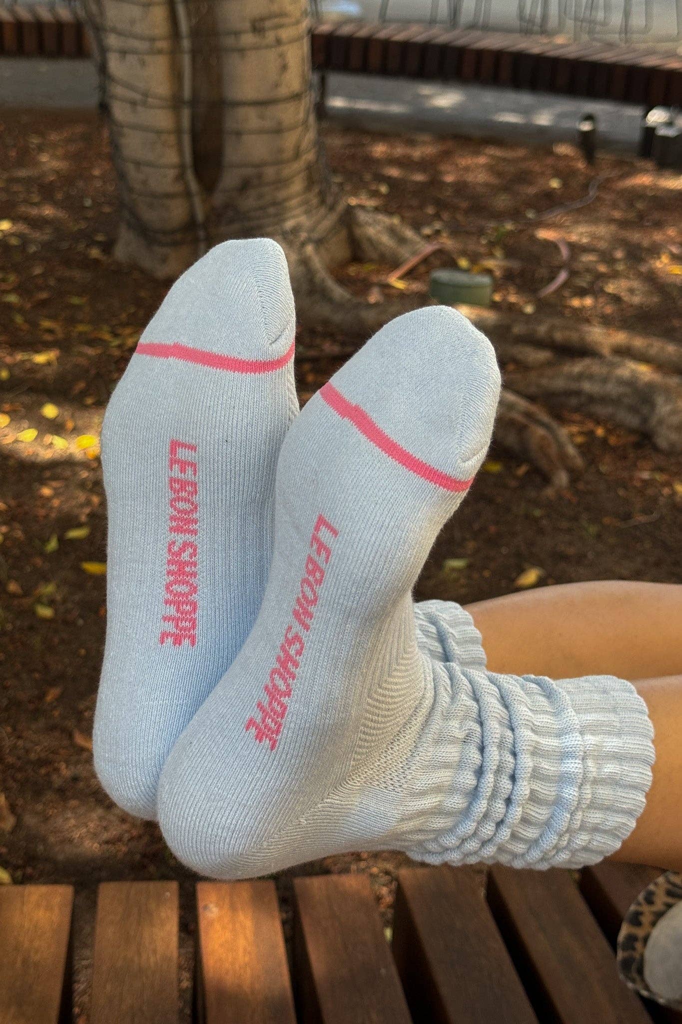 Ballet Socks : Baby Blue - Le Bon Shoppe