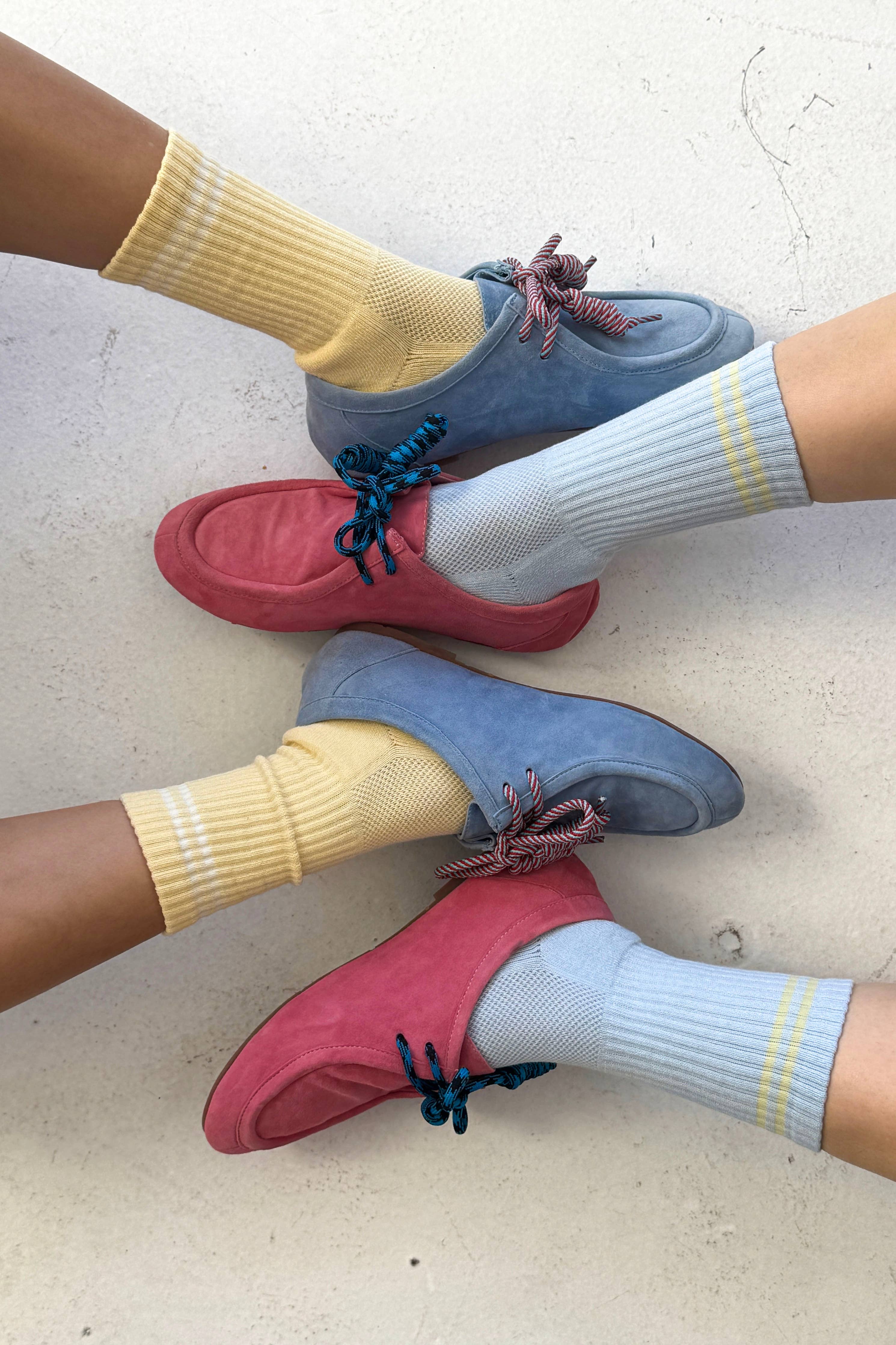 Boyfriend Socks Pastel Sky - Le Bon Shoppe