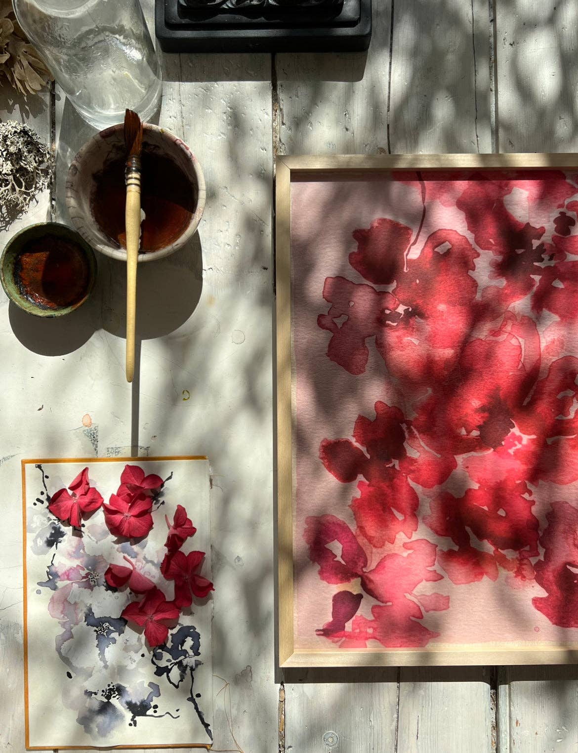 Framed Art Print "La Vie Rose" 30cm x 40cm Tinystories