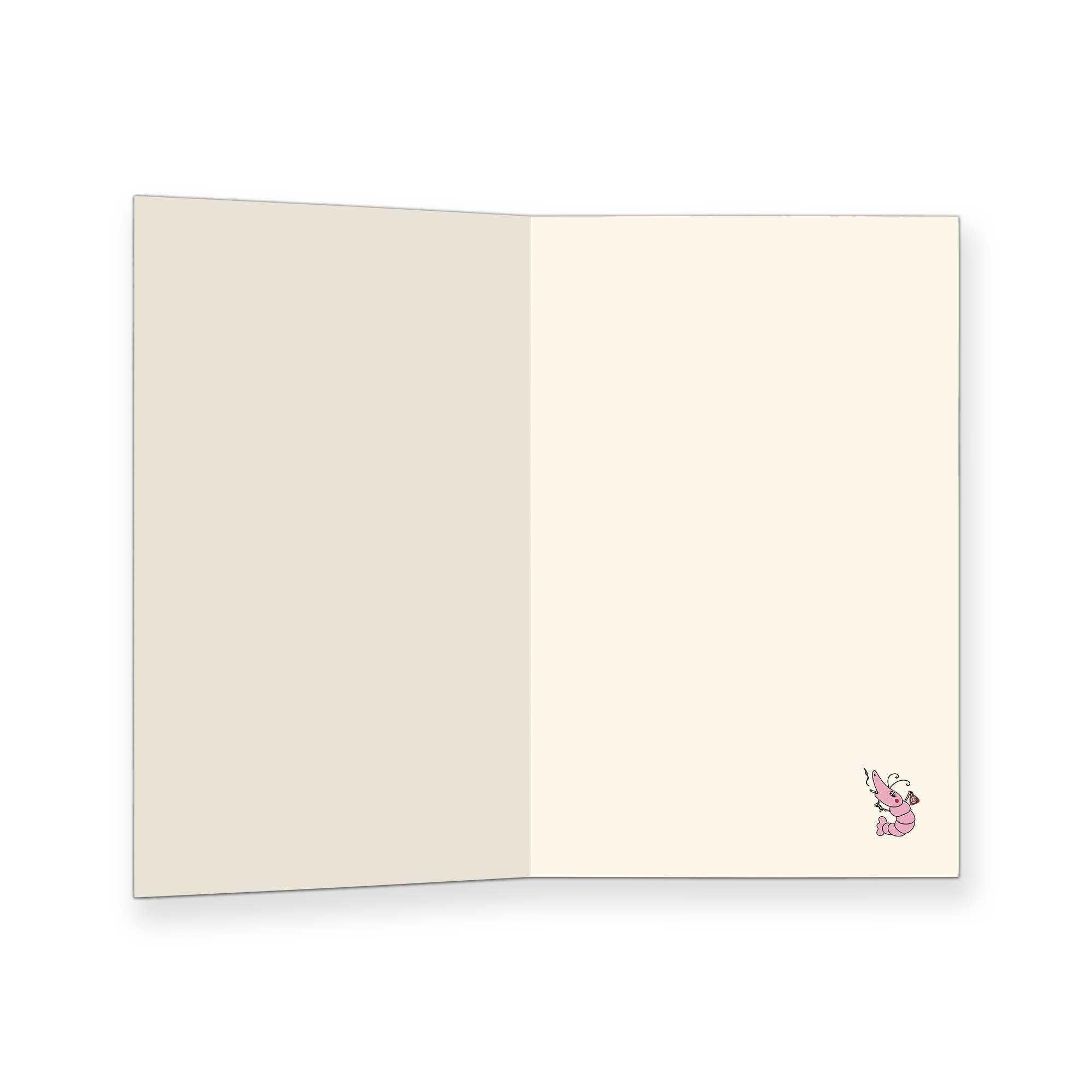 Eat the Moon – Shrimp Birthday Card