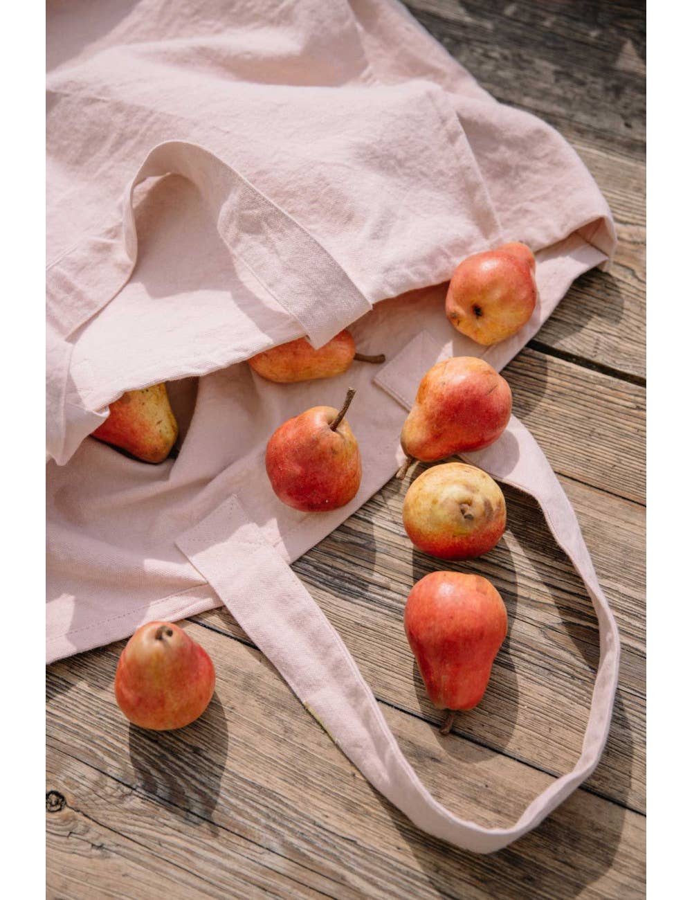 Delicate Pink Organic Cotton Canvas Tote