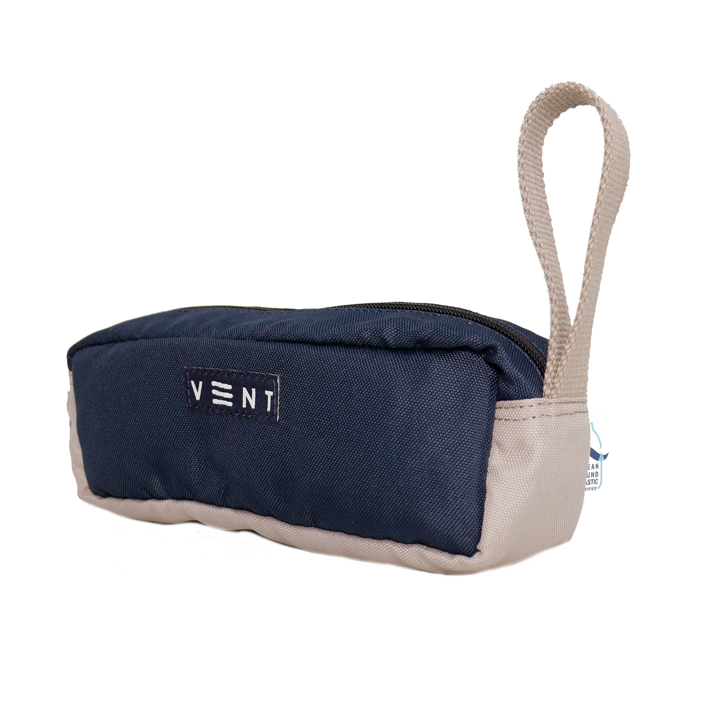 Pencil Case - Recycled Ocean Plastic - Navy Blue