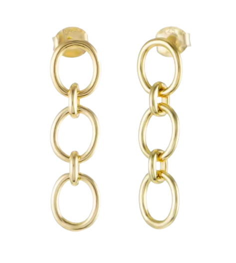 Atelier 18 Chain Link Long Earrings