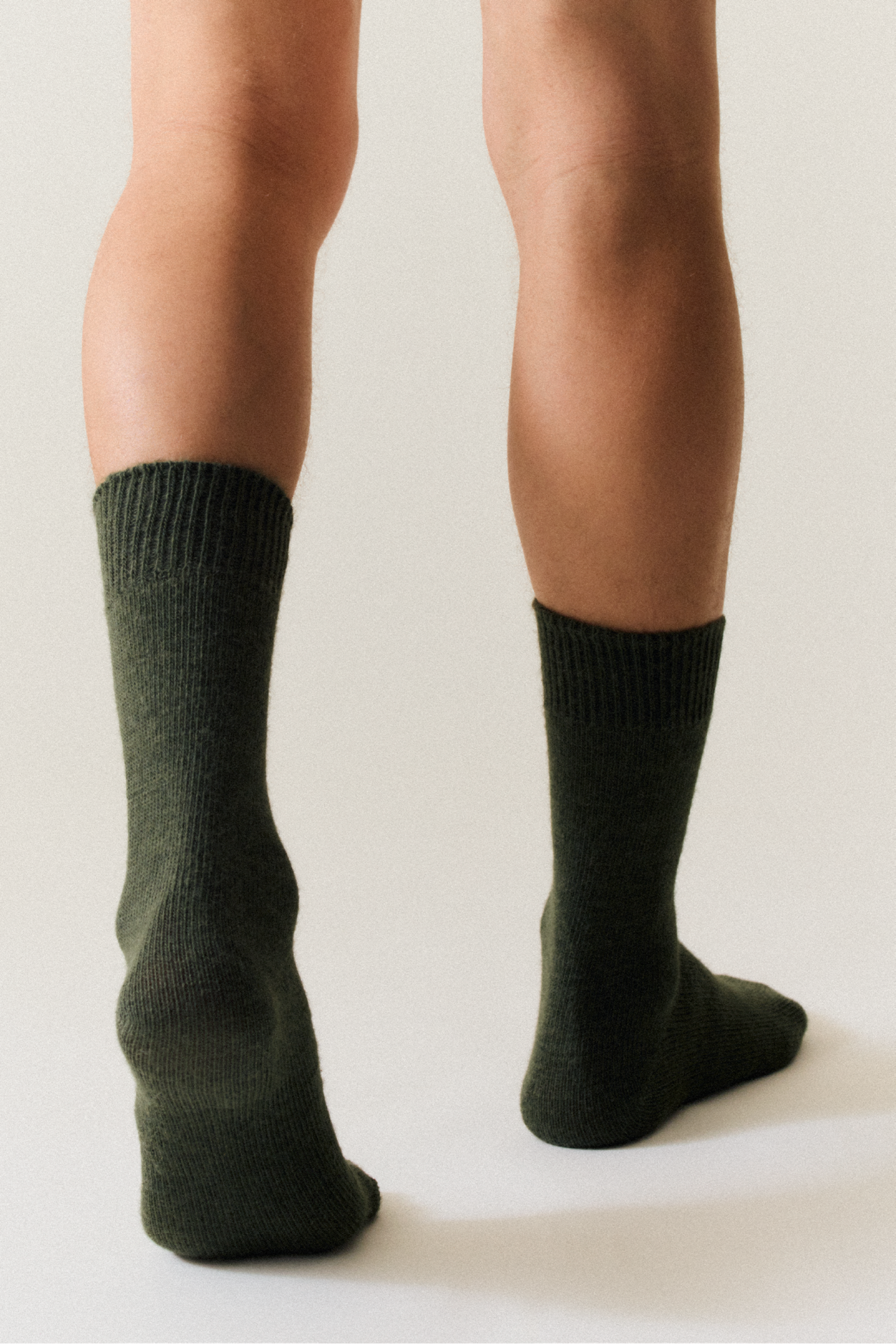 Glen Green Alpaca Socks: Glen Green / Large (UK 11-13)