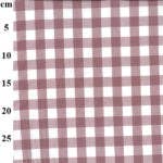Scrunchie -Gingham - Cotton various colours: Dusky pink