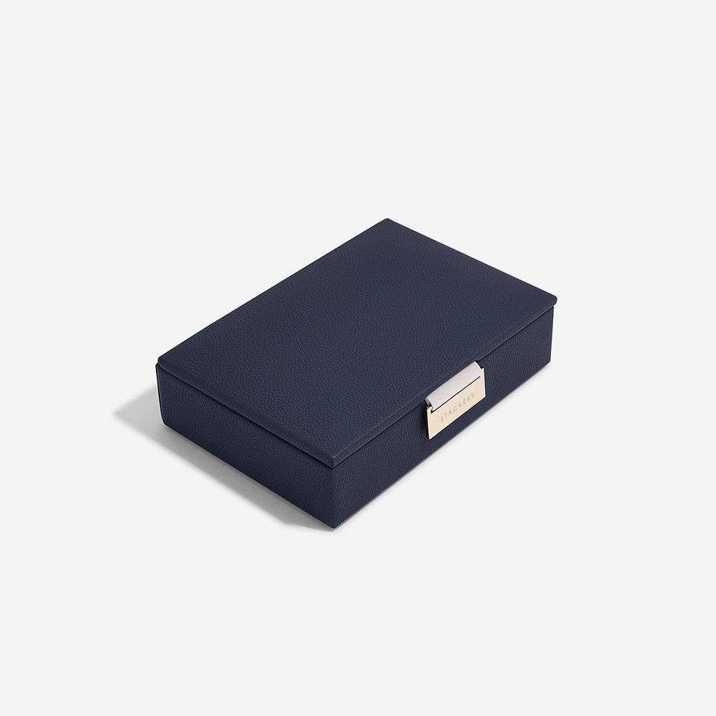 Navy Blue Mini Jewellery Box