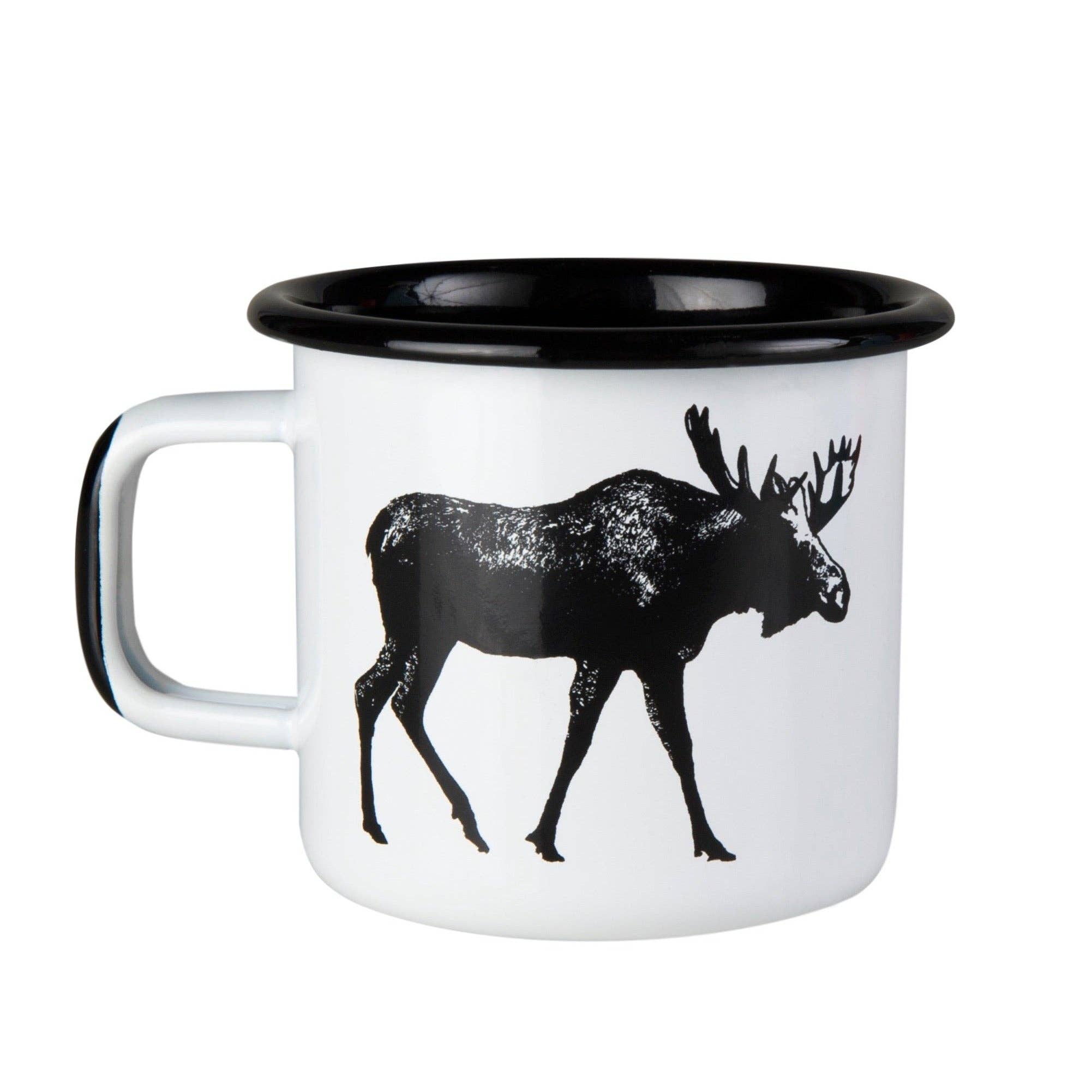 MUURLA | Nordic Enamel Mug | The Moose | 0.37L