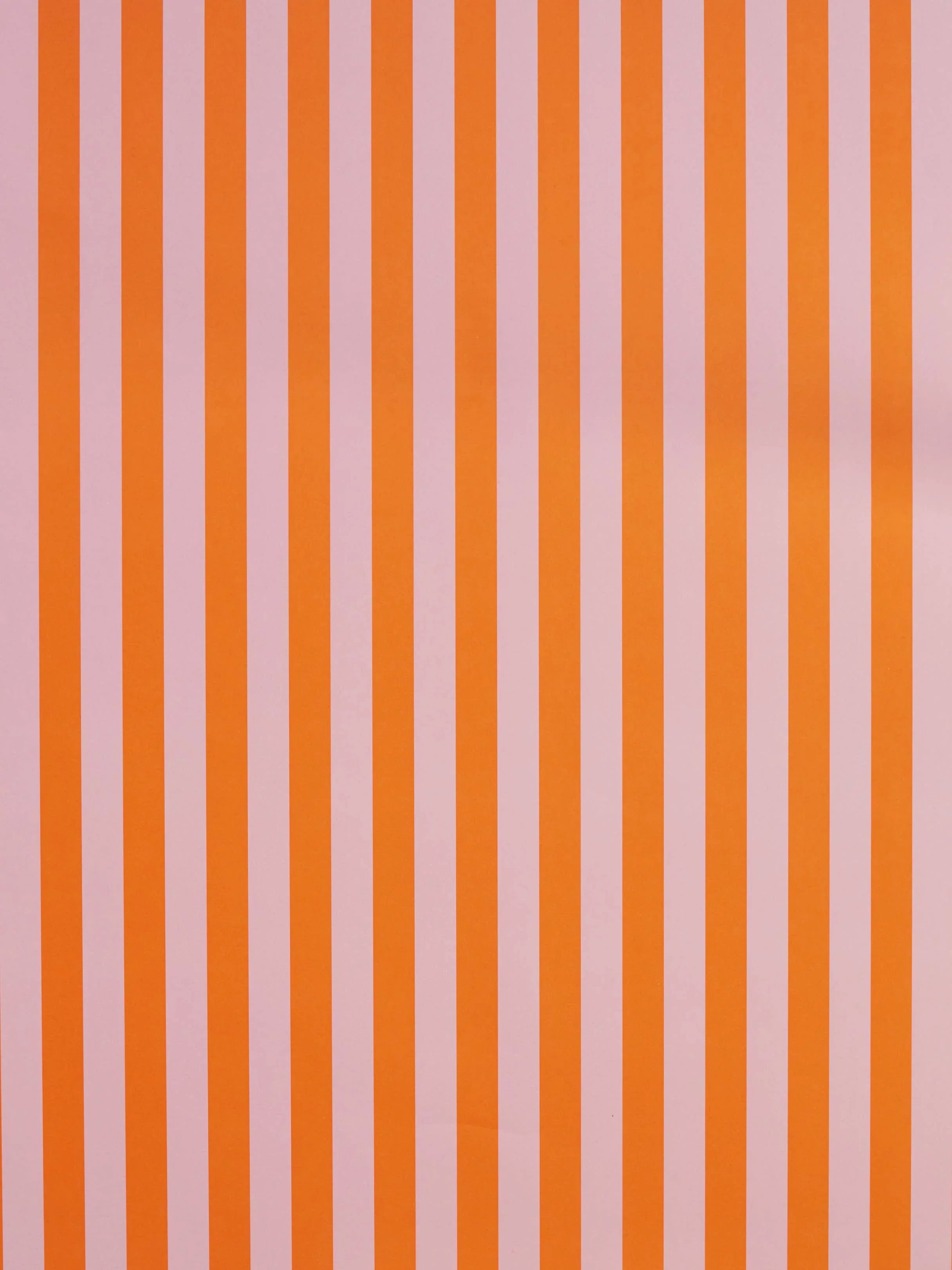 Baggu premium pink and orange striped wrapping paper, high-quality paper material
