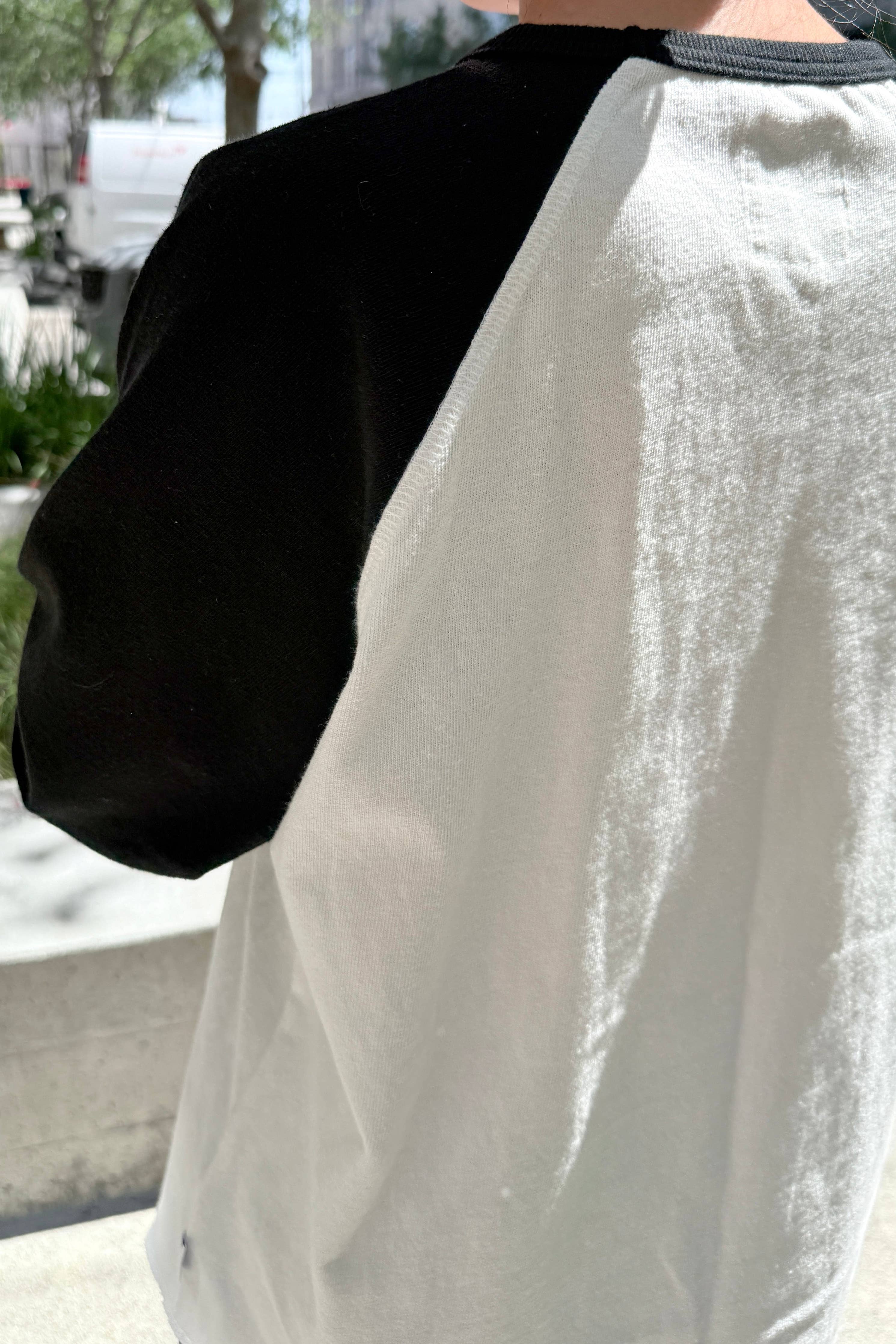 Heavy Cotton Raglan Tee (3XS/S-2M/L): White Cotton