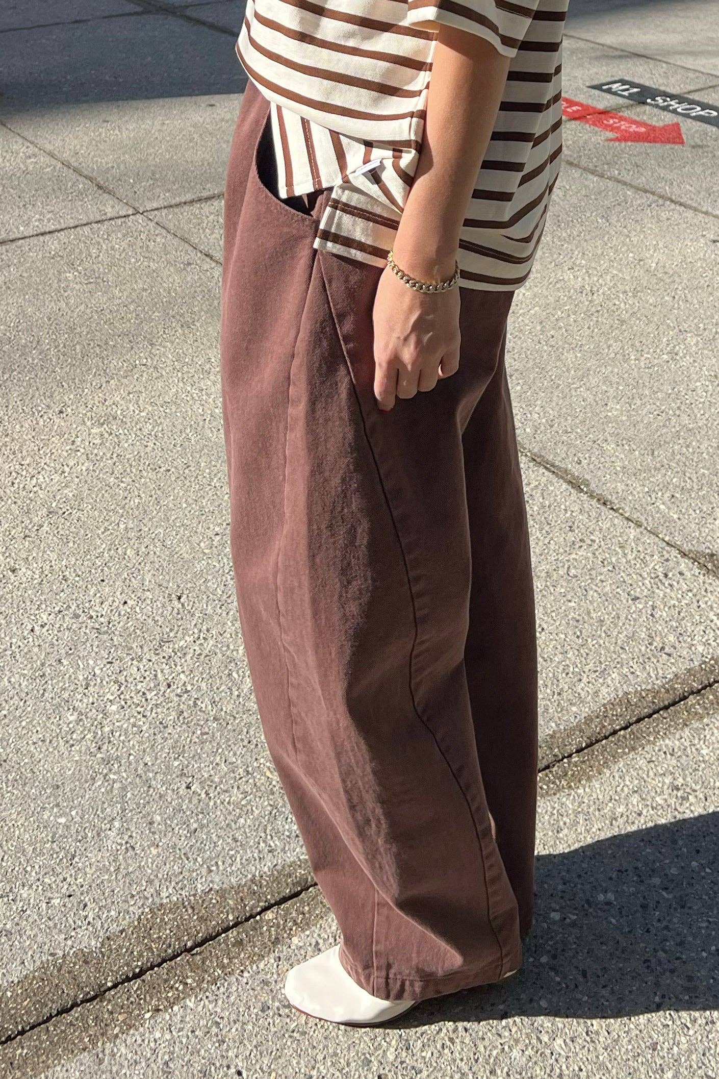 Long Arc Pants Milk - Le Bon Shoppe