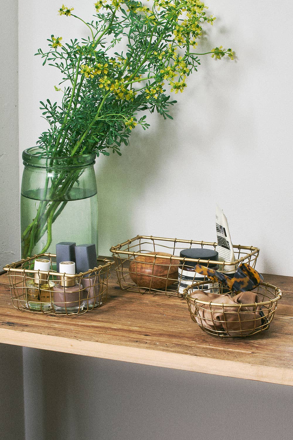 Iron Wire Basket Square (S)