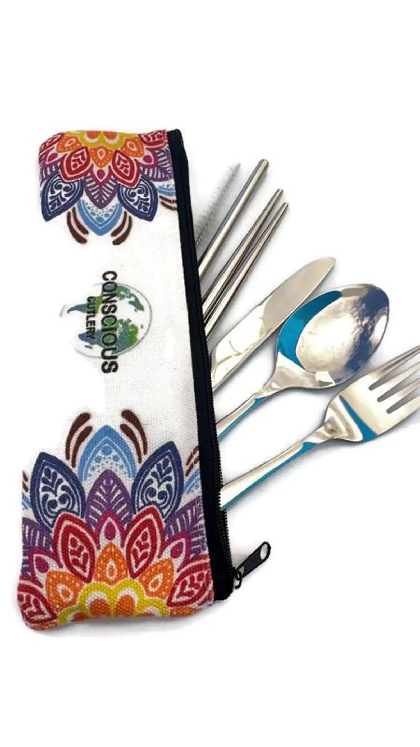 Mandala Travel Cutlery Set — Conscious Cutlery