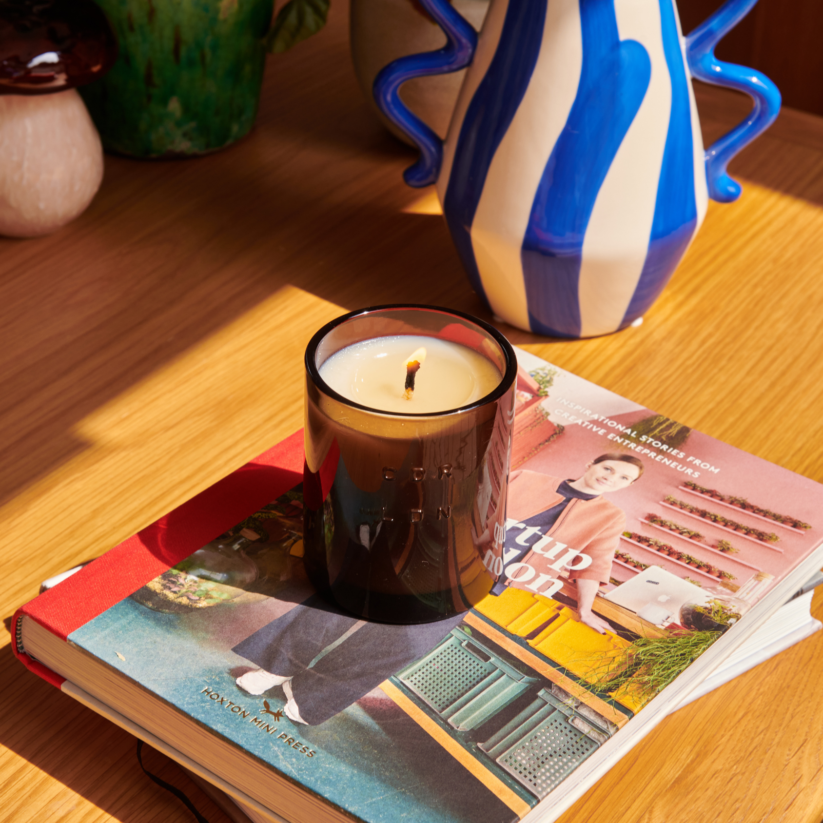 Alentejo Candle: Bergamot, Vetiver Scented Pure Soy Candle