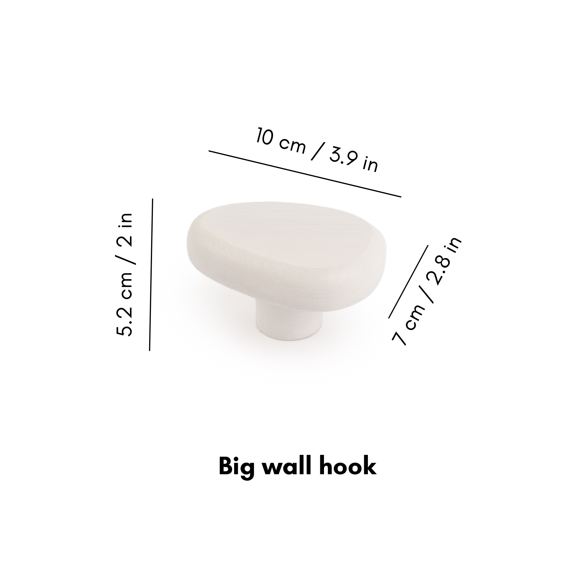 White wall hook | DROP