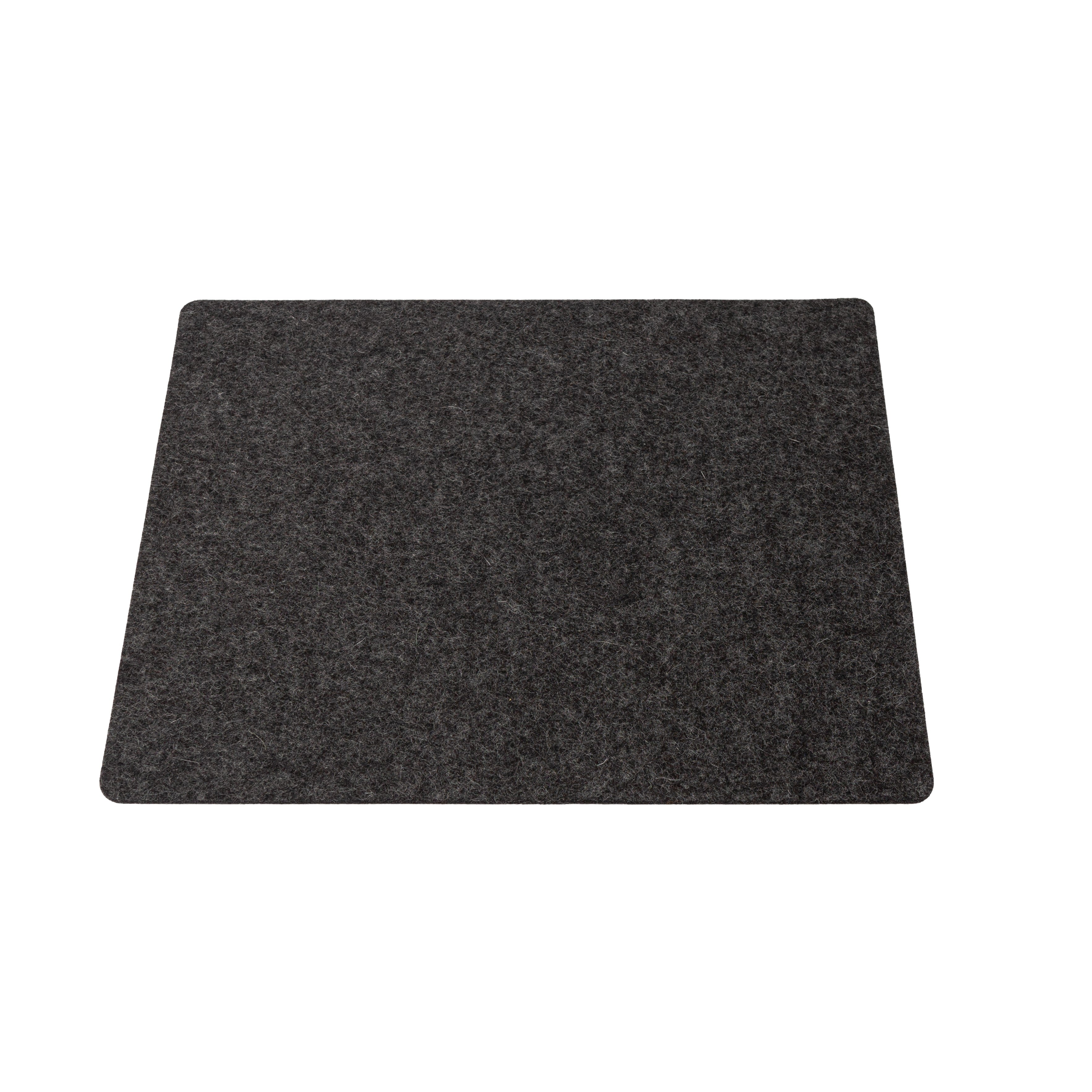 Wool felt placemat | Gray or black