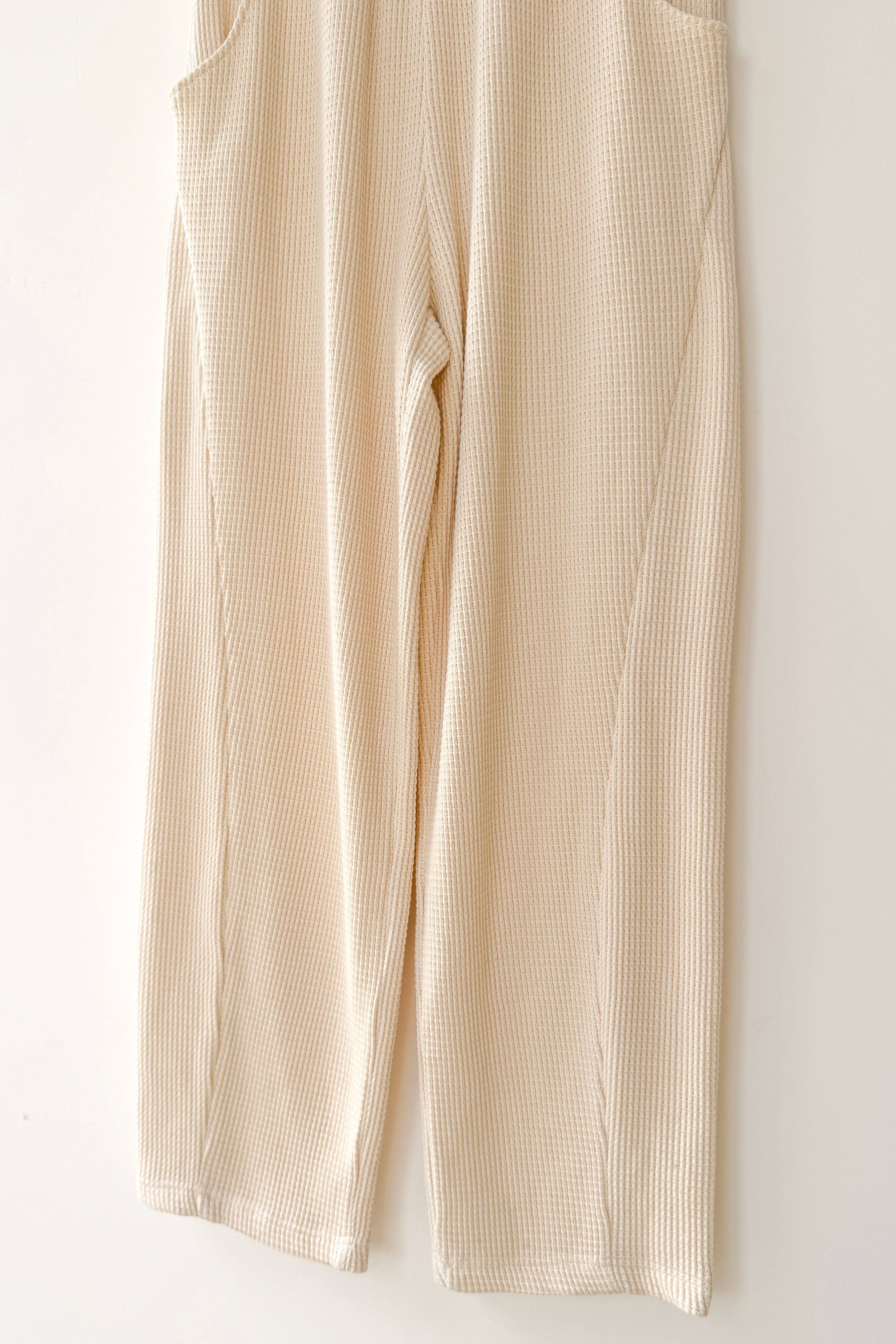 Waffle Lo Pants Naturel - Le Bon Shoppe