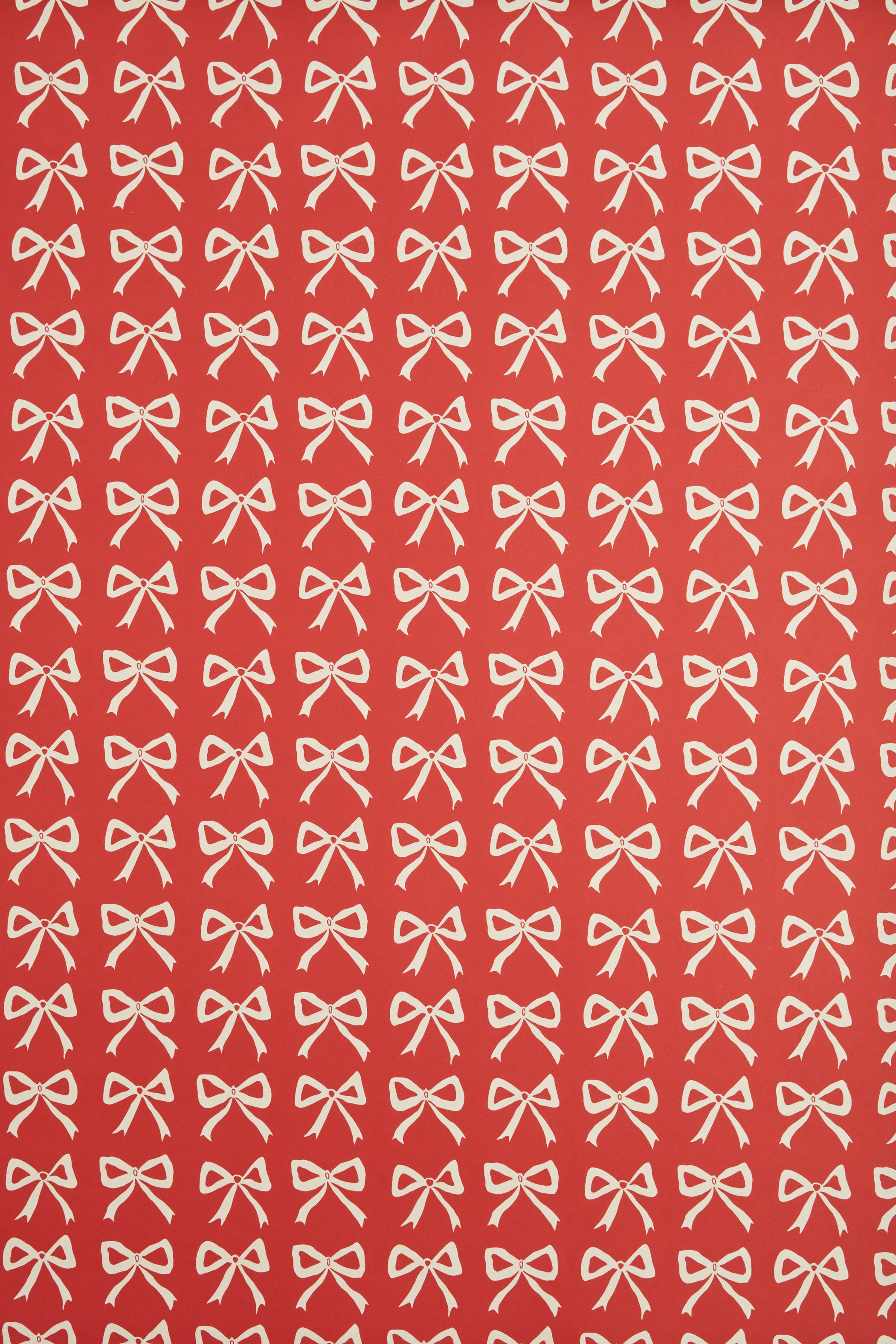 Bow Gift Wrap Red