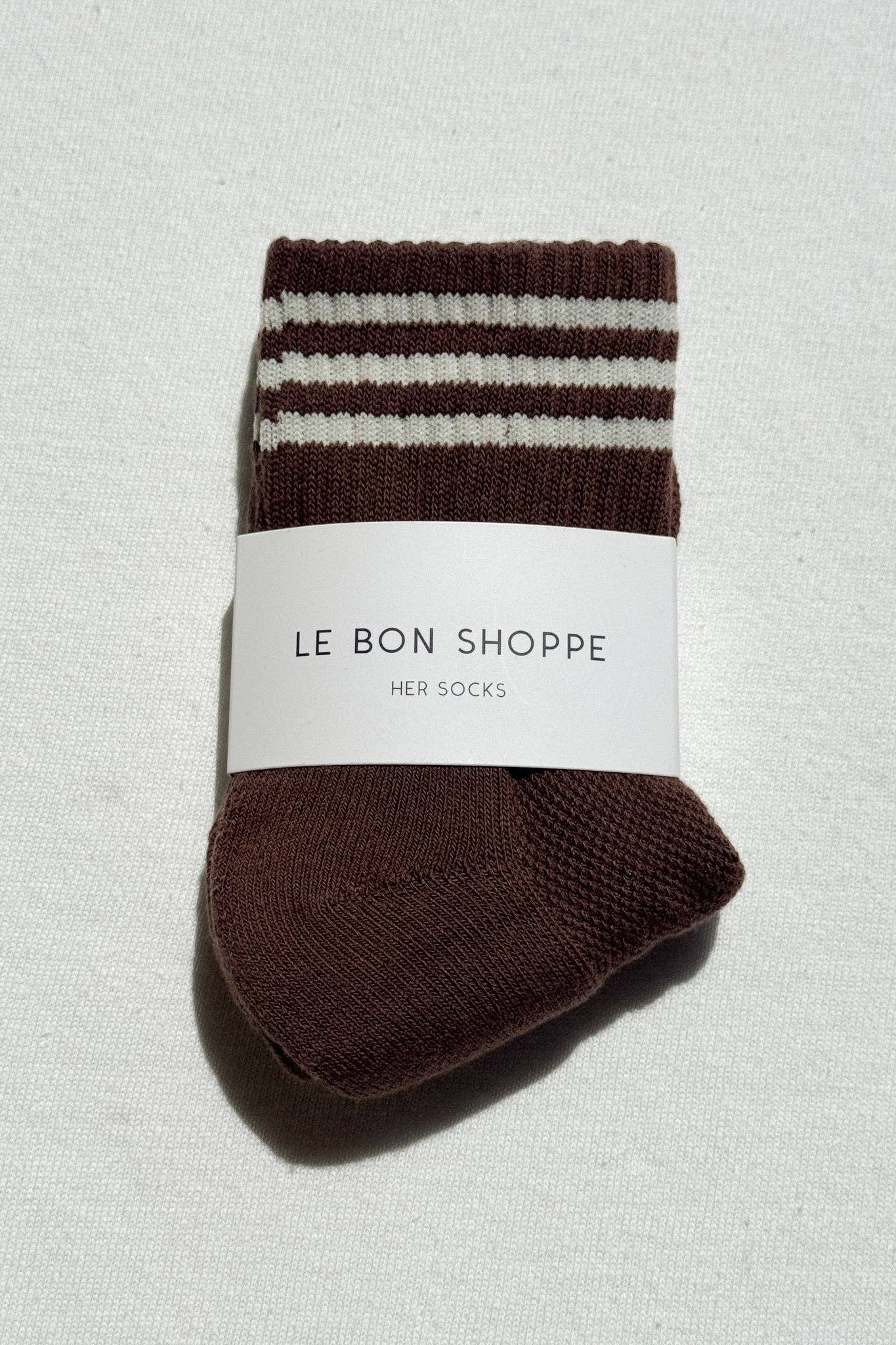 Girlfriend Socks Mahogany - Le Bon Shoppe