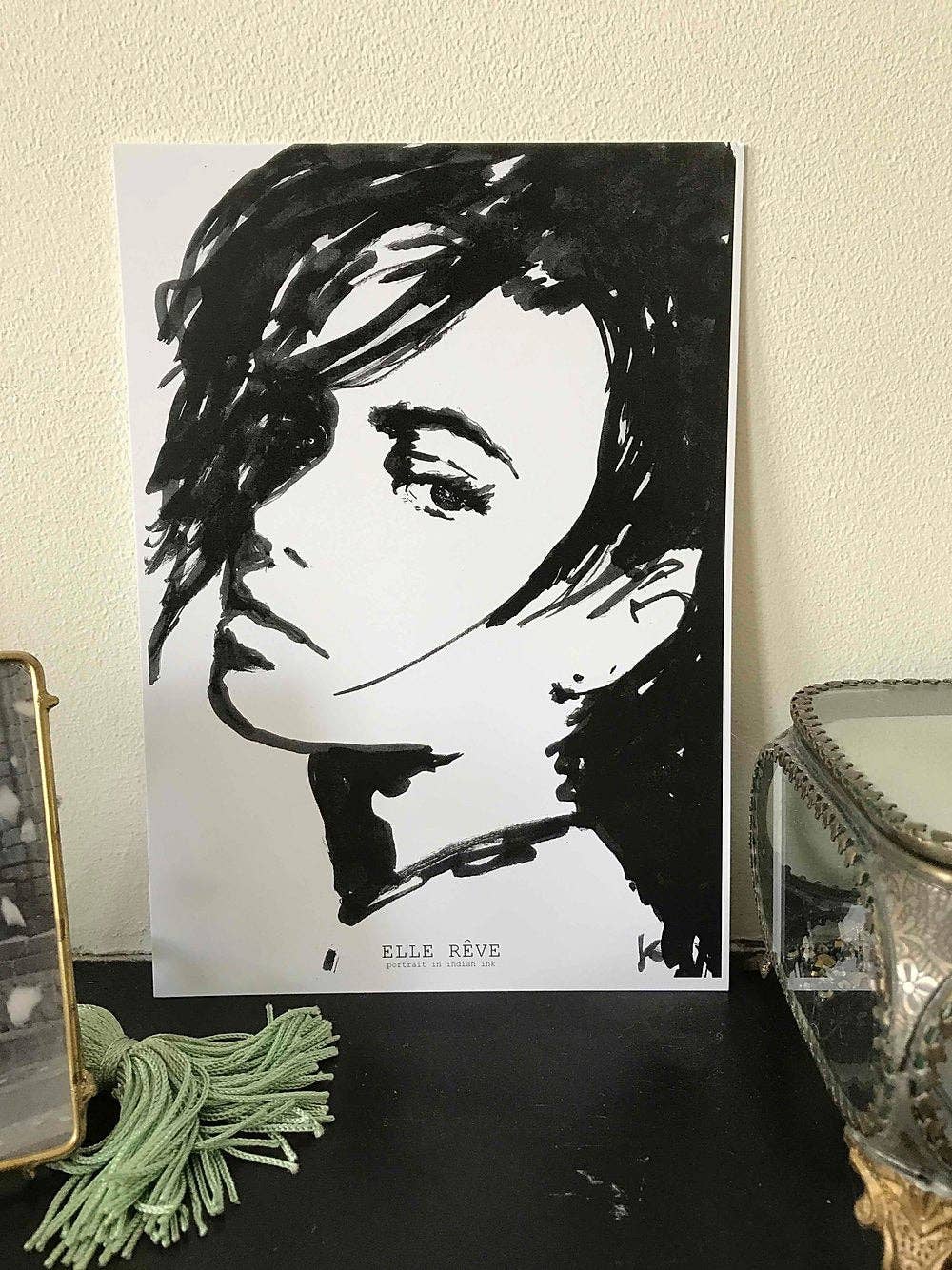 Art Card "Elle Rêve": Tinystories