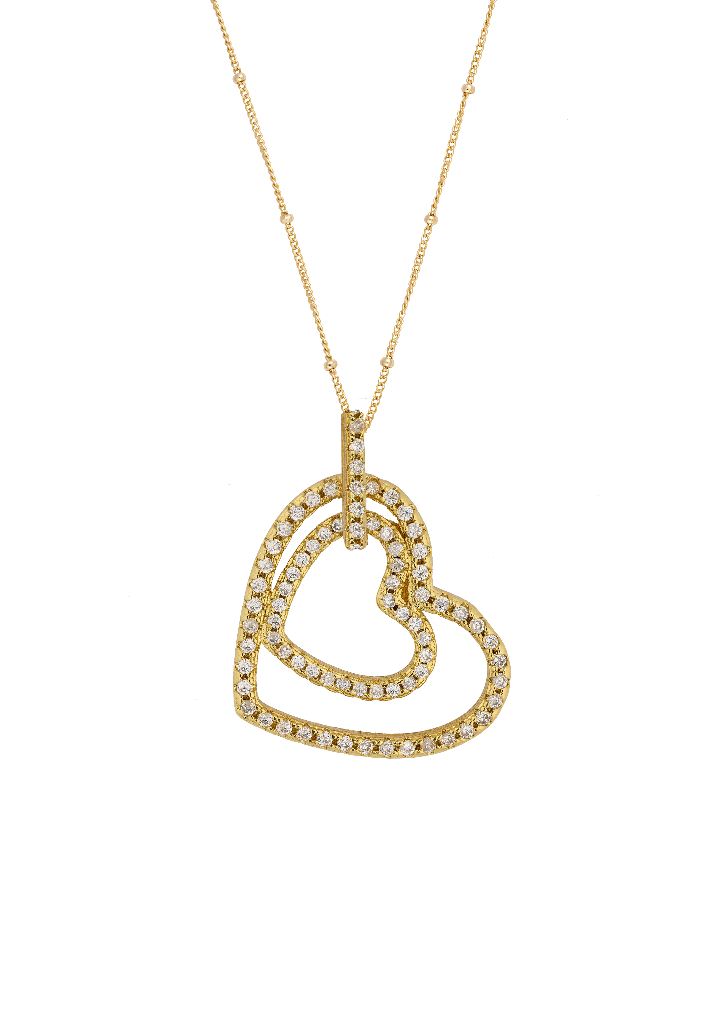 Double Love Pendant Necklace - by Atelier 18