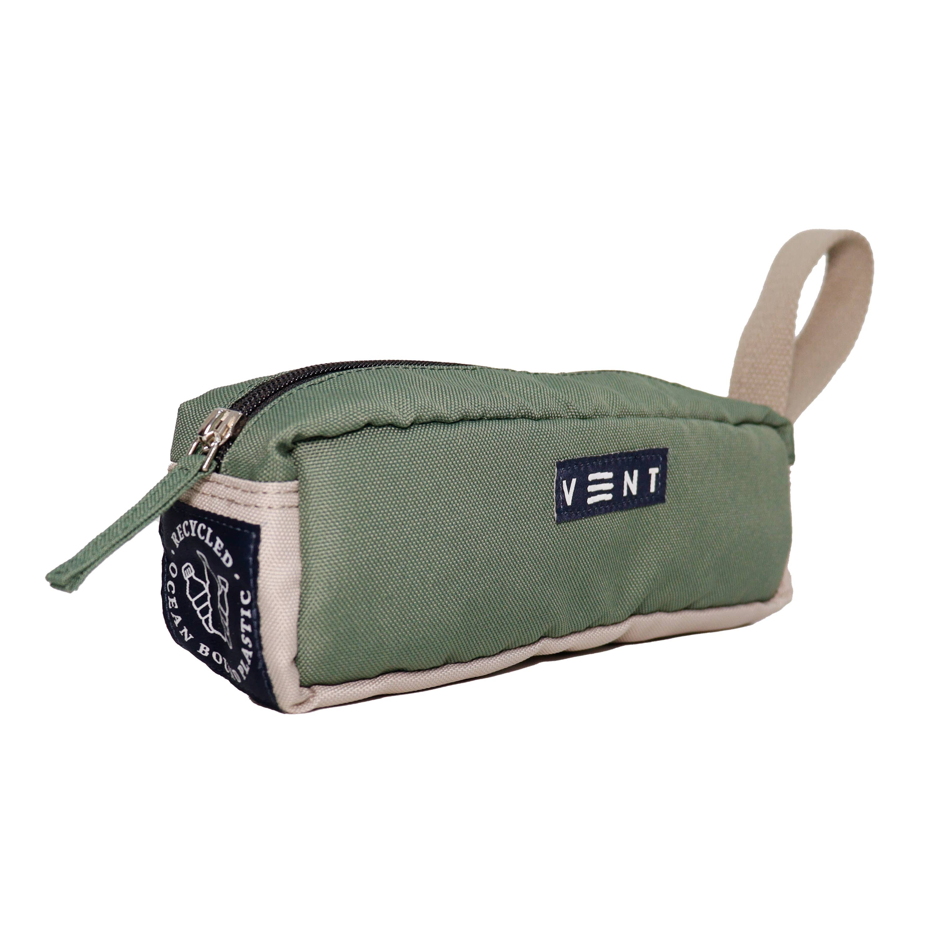 Pencil Case - Recycled Ocean Plastic - Sage Green