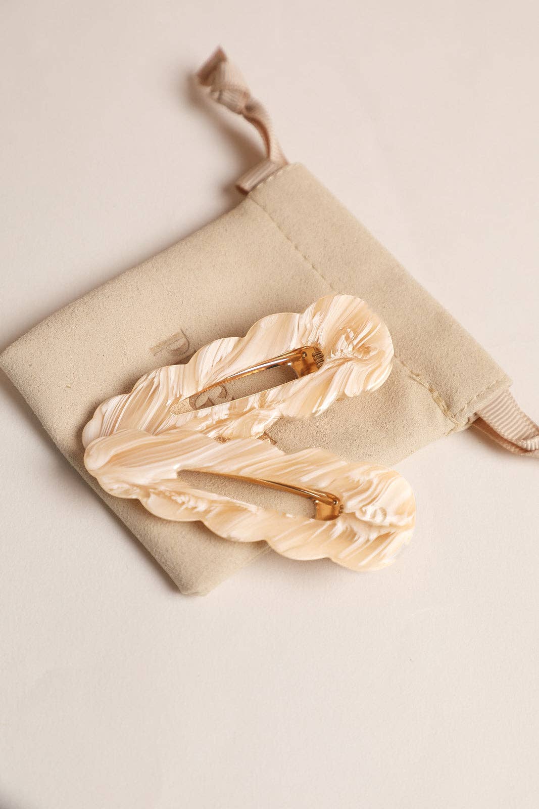 Signature Hair Clips - Feather (Pair) - Peignee Paris