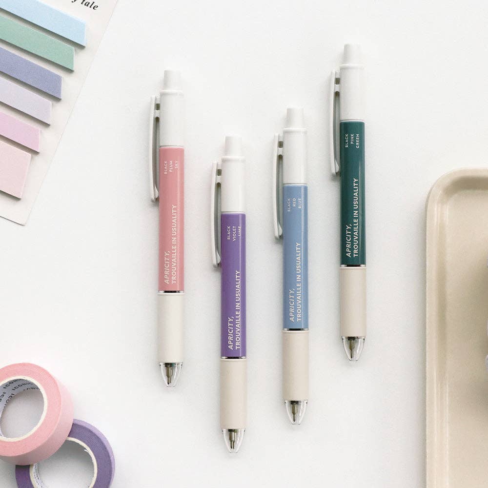Iconic Smooth 3 Colour Pen 0.38mm: Purple