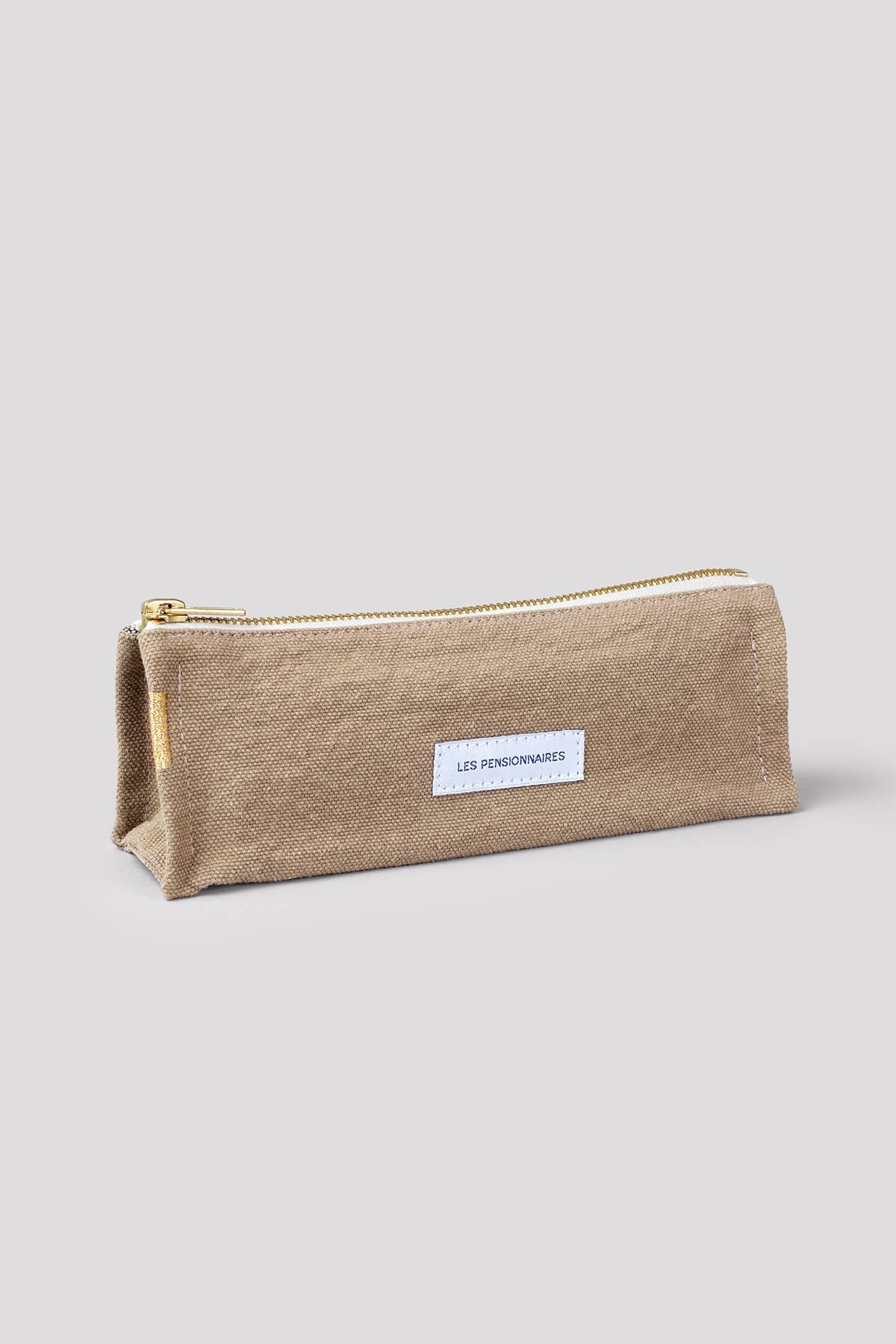 Les Pensionnaires Pencil Case in Sand Beige