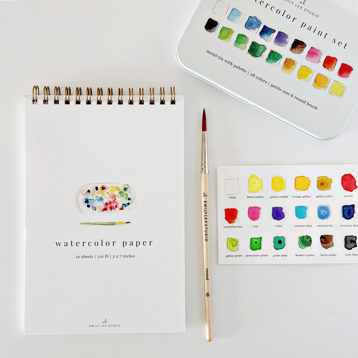 Emily Lex Studio Spiral Watercolour Paper Pad