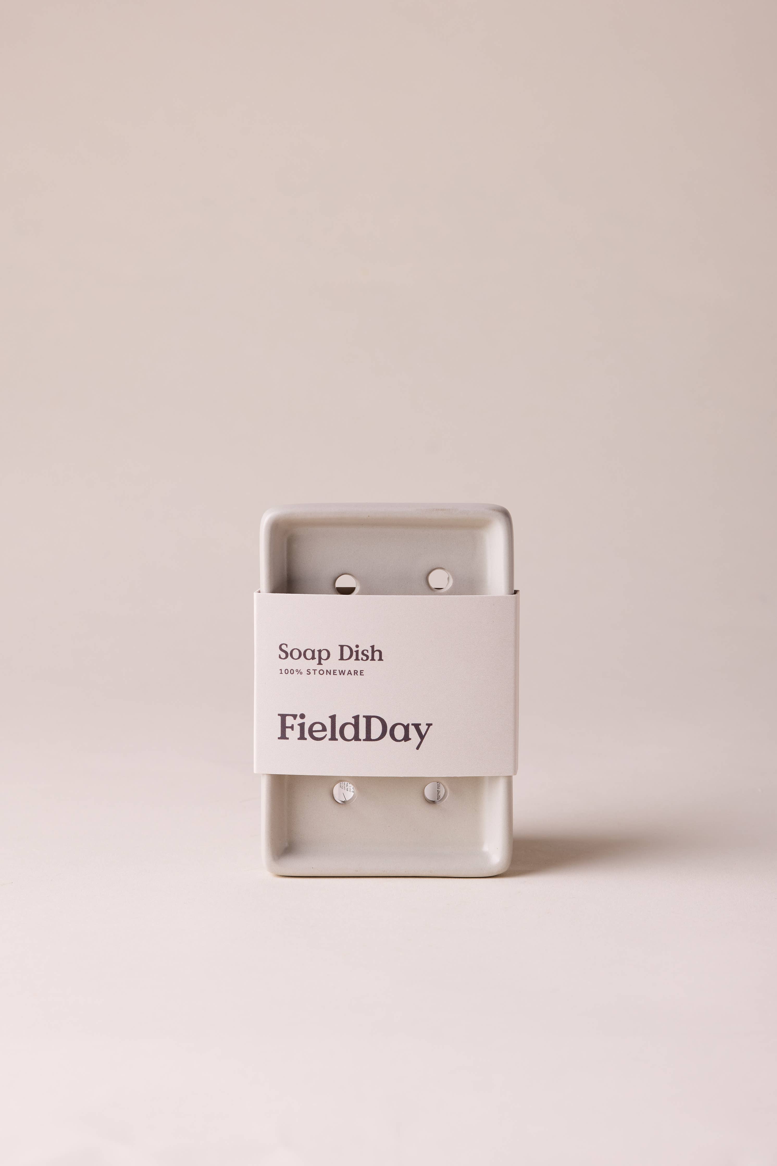 FieldDay Stoneware Soap Dish - by FieldDay