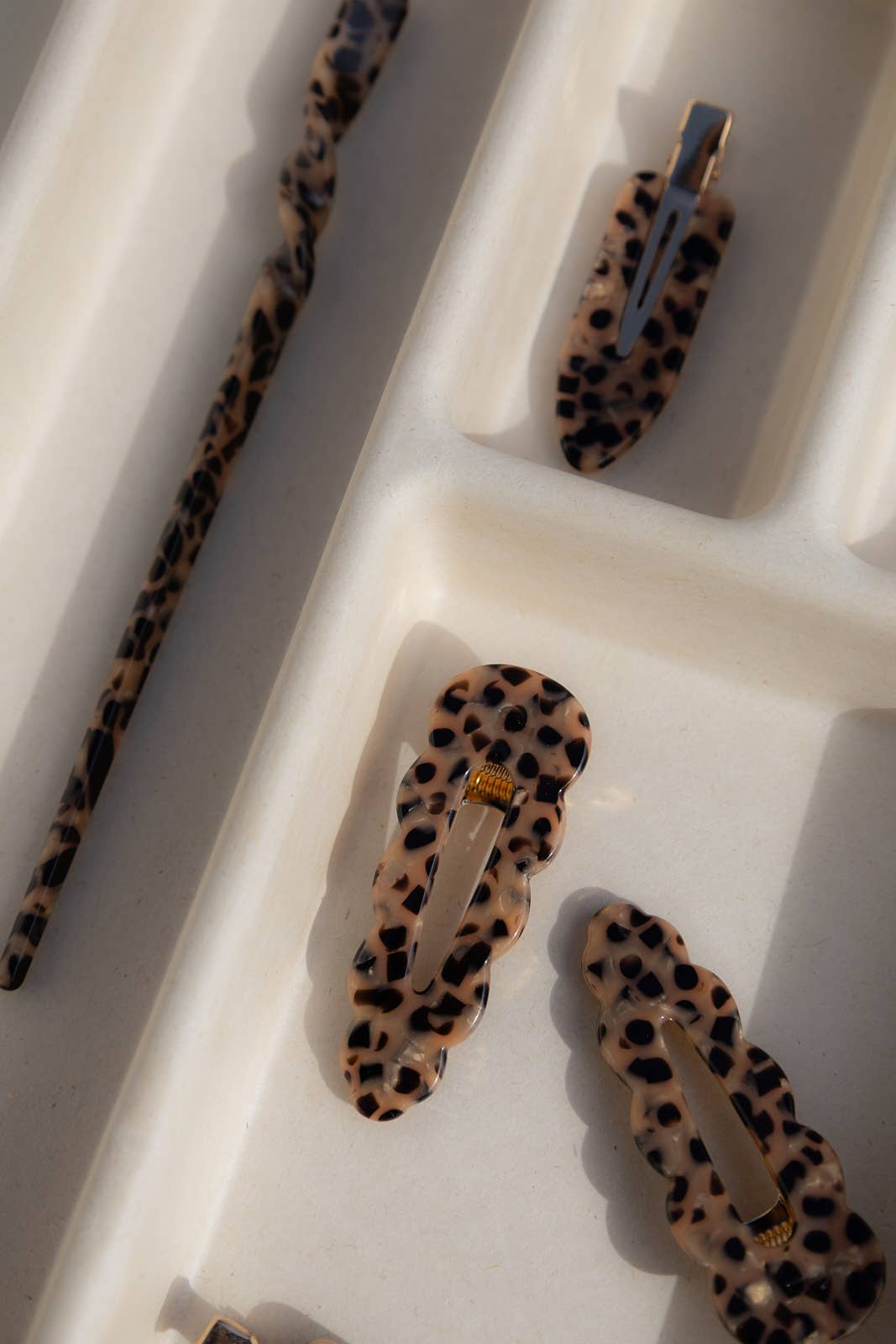 Signature Hair Clips - Leopard (Pair) - Peignee Paris