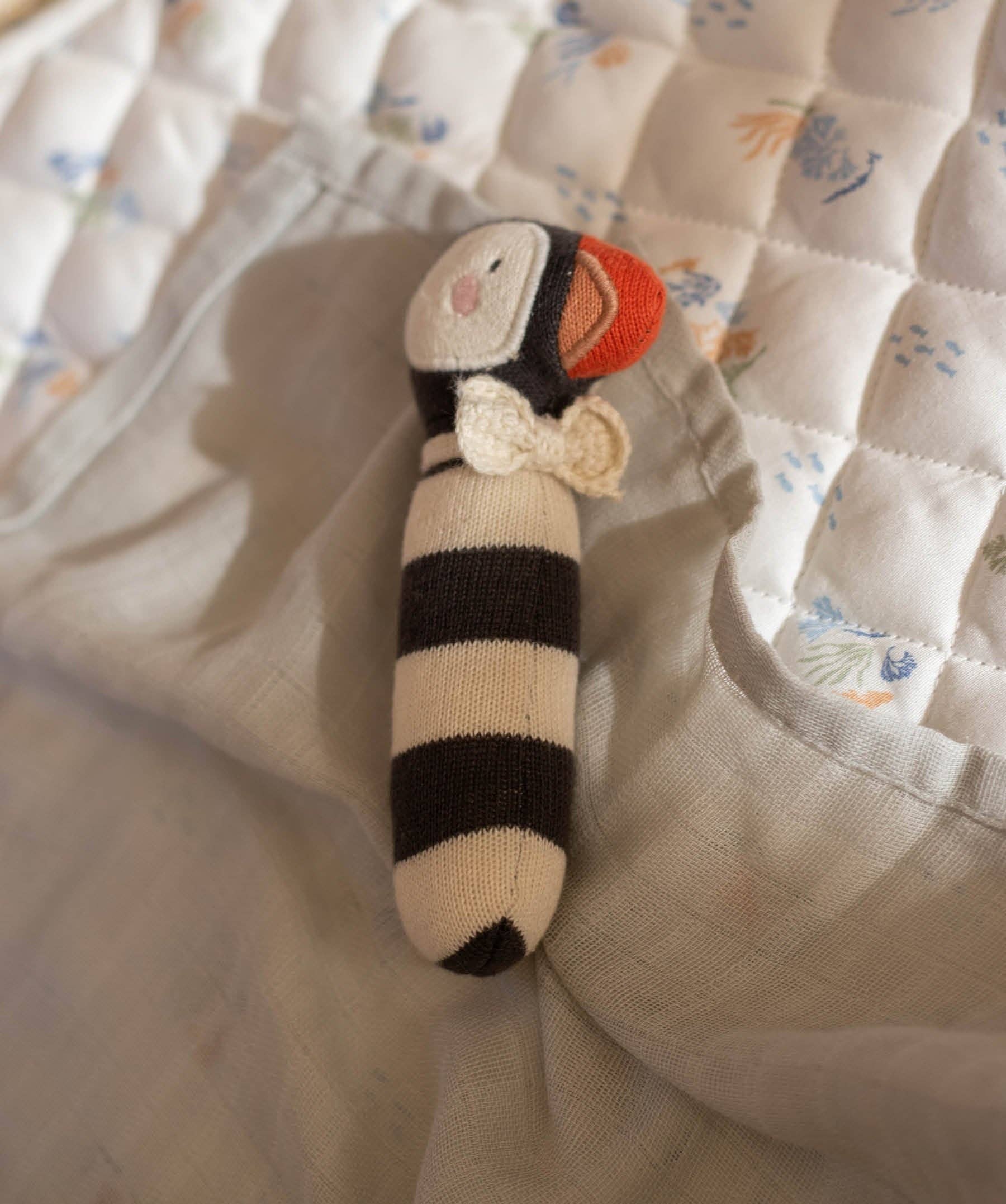 Avery Row Rattle - Patient Puffin