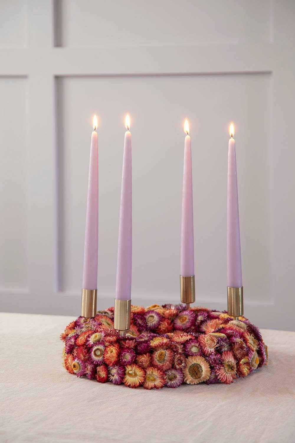 Candles - Light Purple - Pair