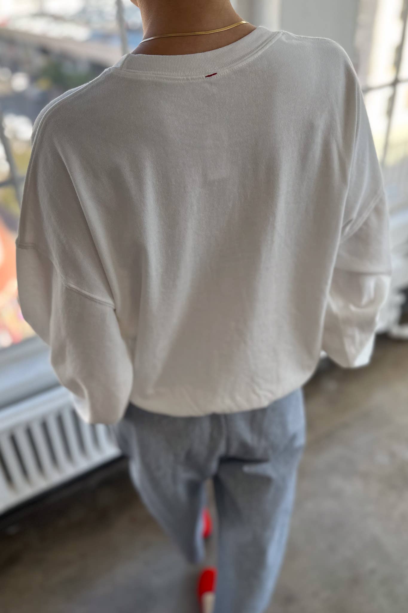 Cali Sweatshirt Vintage White - Le Bon Shoppe