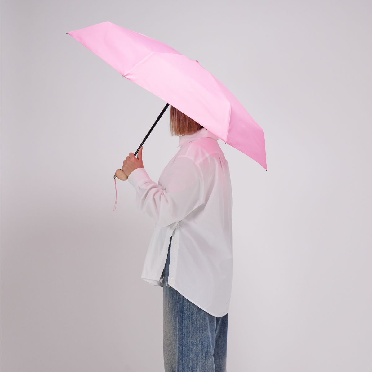 Fraise Pink Eco-Friendly Mini Pocket Umbrella