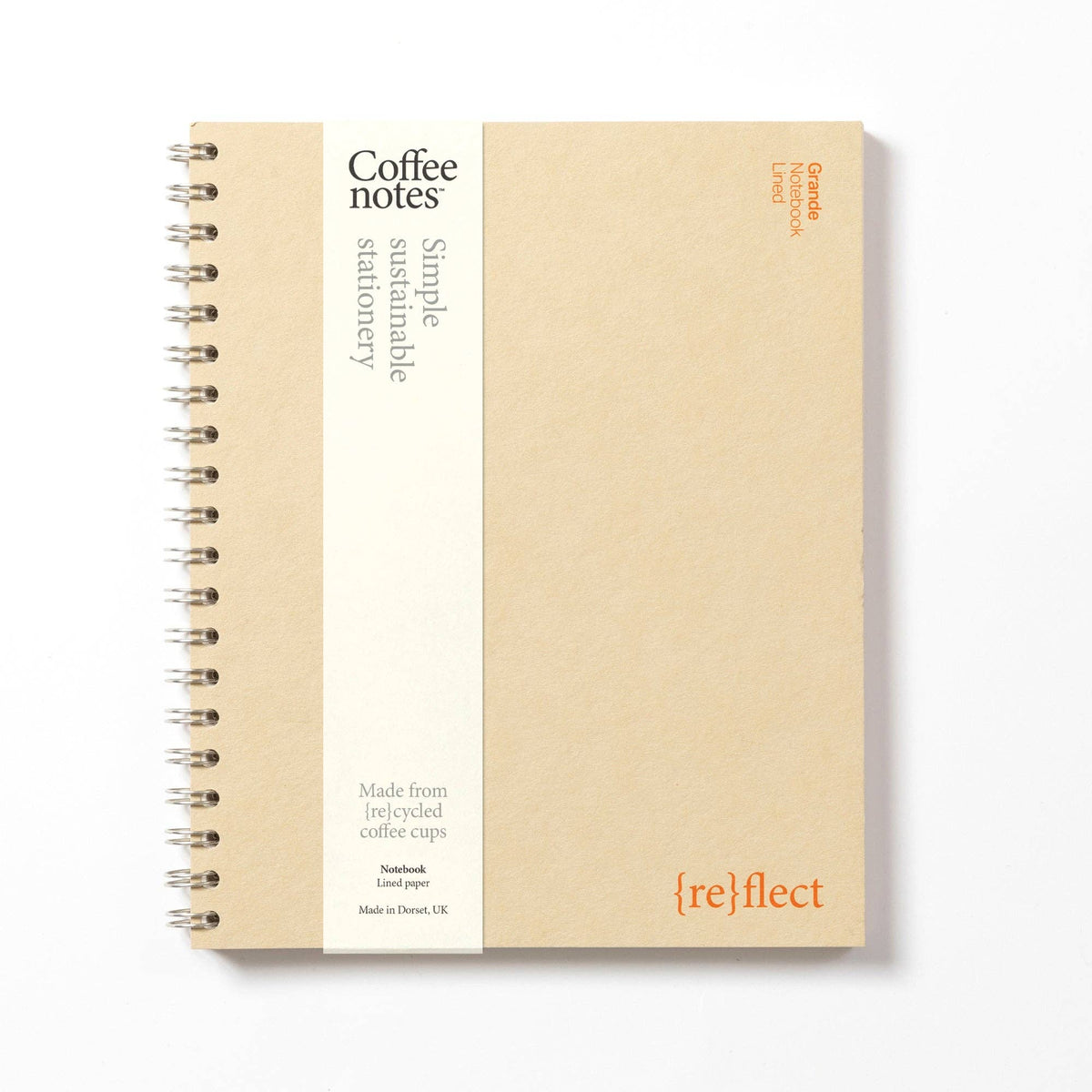 Coffeenotes Wirebound Notebook: Medio
