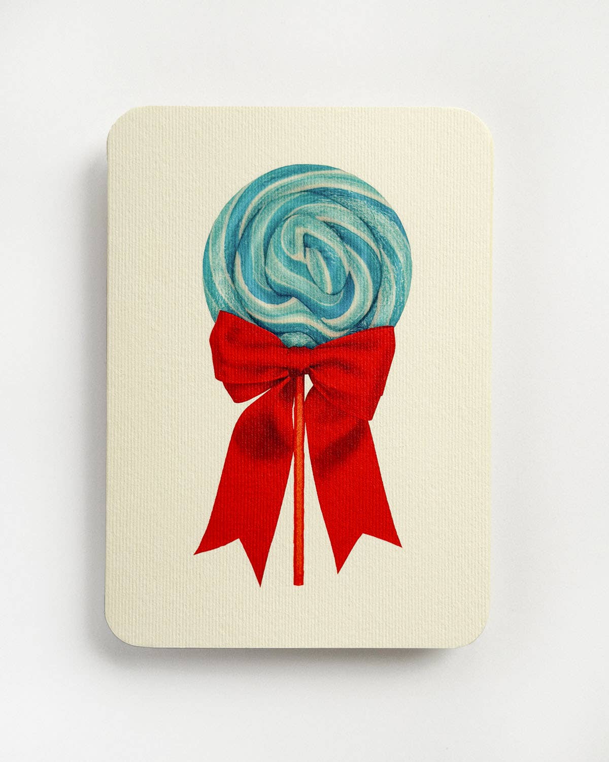 Bubblegum Ribboned Lollies Greeting Card | Birthday