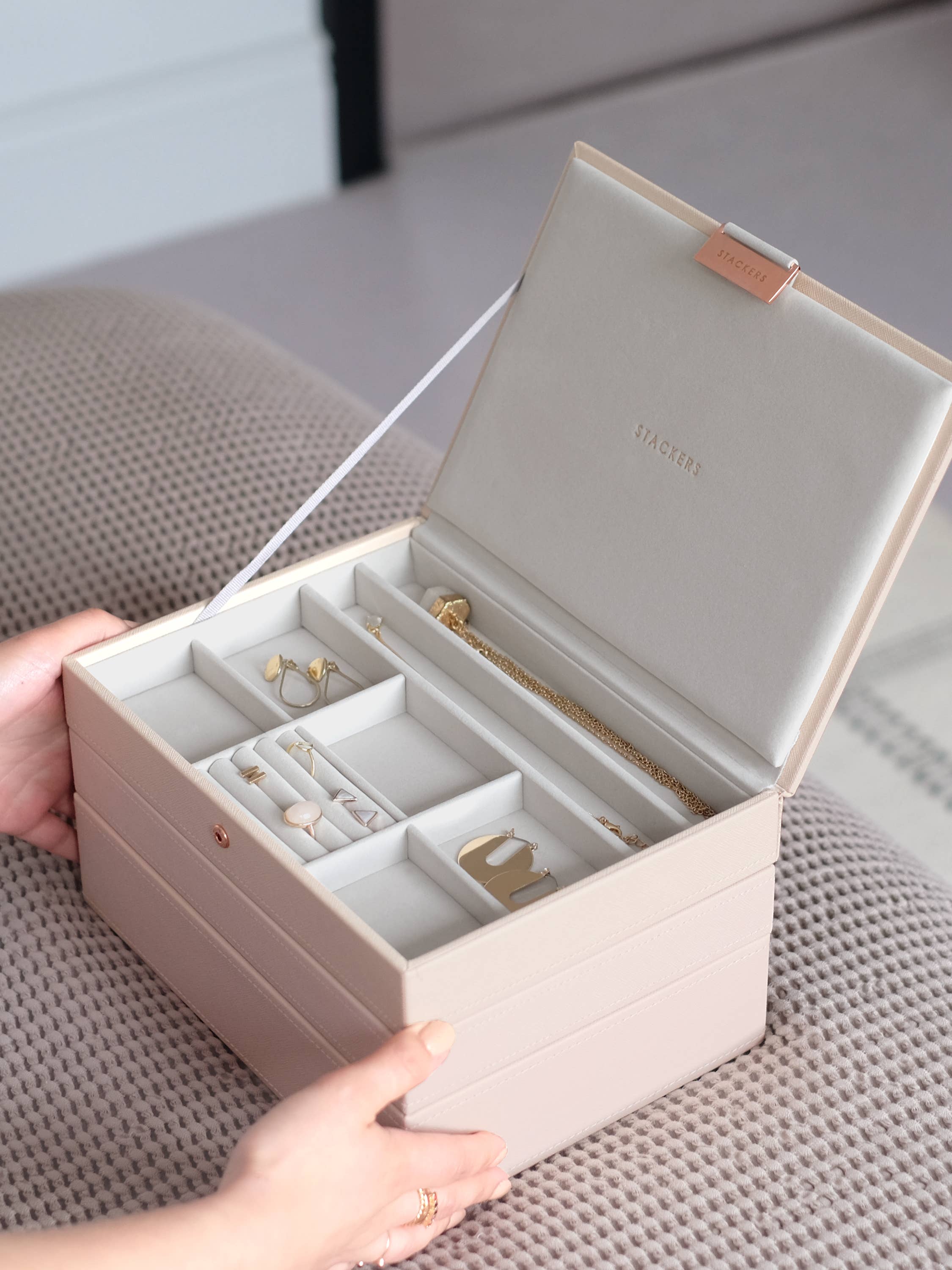 Blush Pink Classic Jewellery Box