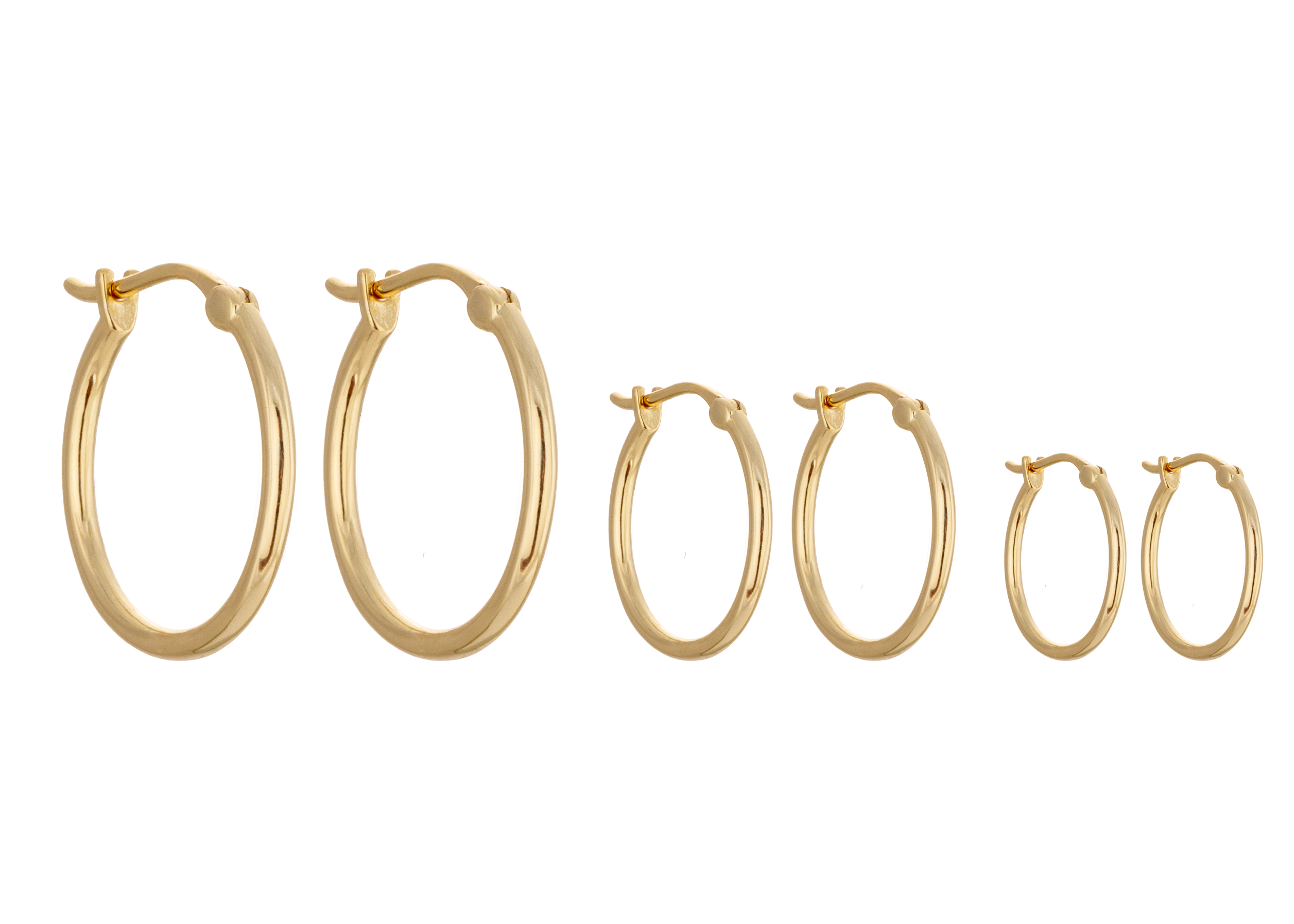 Atelier 18 - Plain Gold Hoops